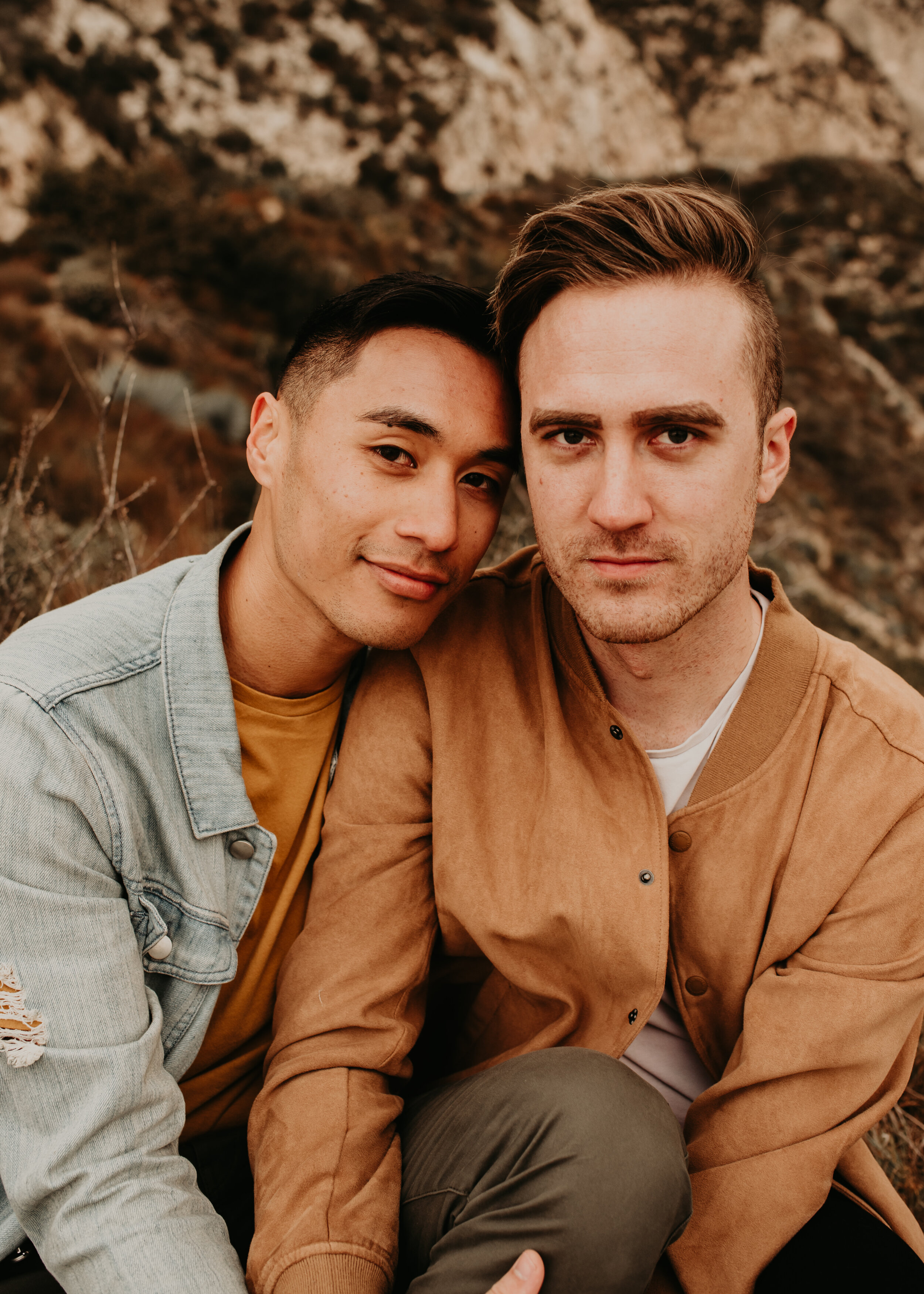 LGBTQ+ couples session | LGBT engagement session | same sex engagement photos | gay couple engagement photos | los angeles mountain engagement | where to take engagement photos in southern california 