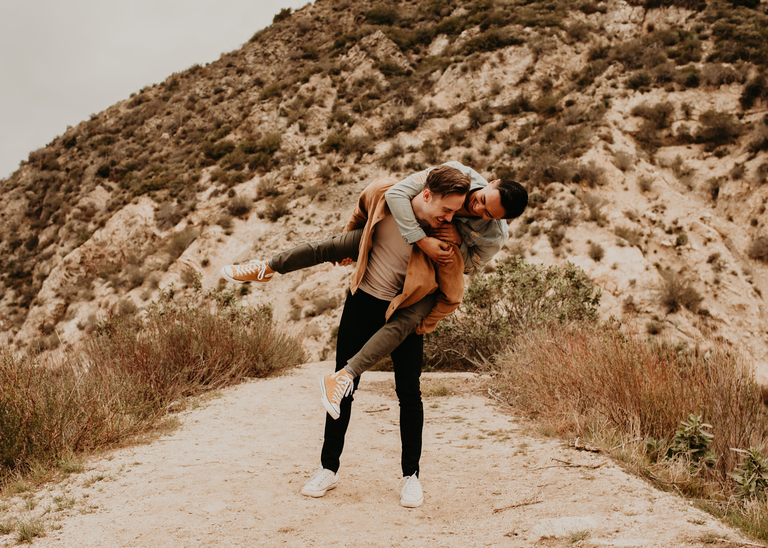 LGBTQ+ couples session | LGBT engagement session | same sex engagement photos | gay couple engagement photos | los angeles mountain engagement | where to take engagement photos in southern california 