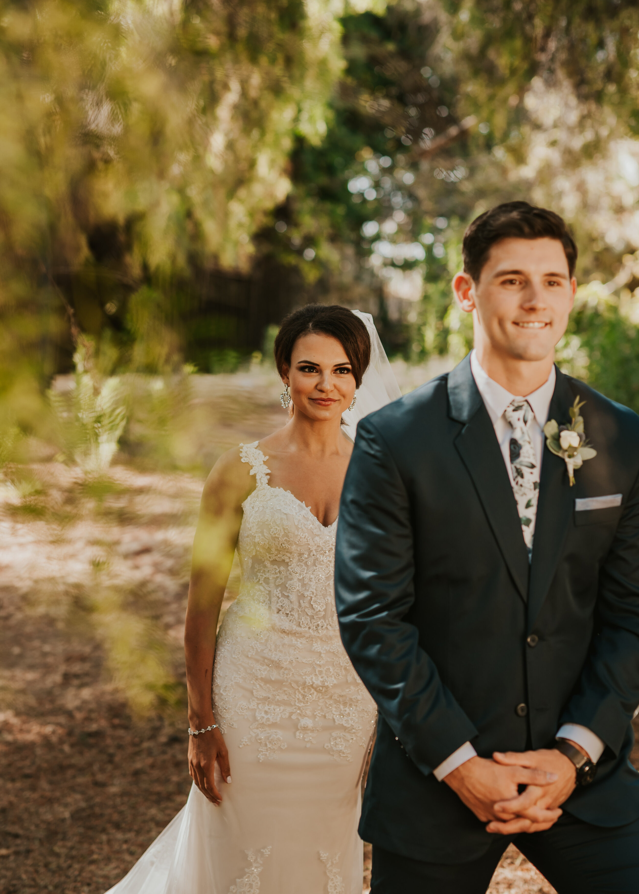 Intimate Wedding in San Diego | first look on wedding day | San Diego Elopement Photographer | Southern California elopement photographer | small wedding | couple eloping in san diego