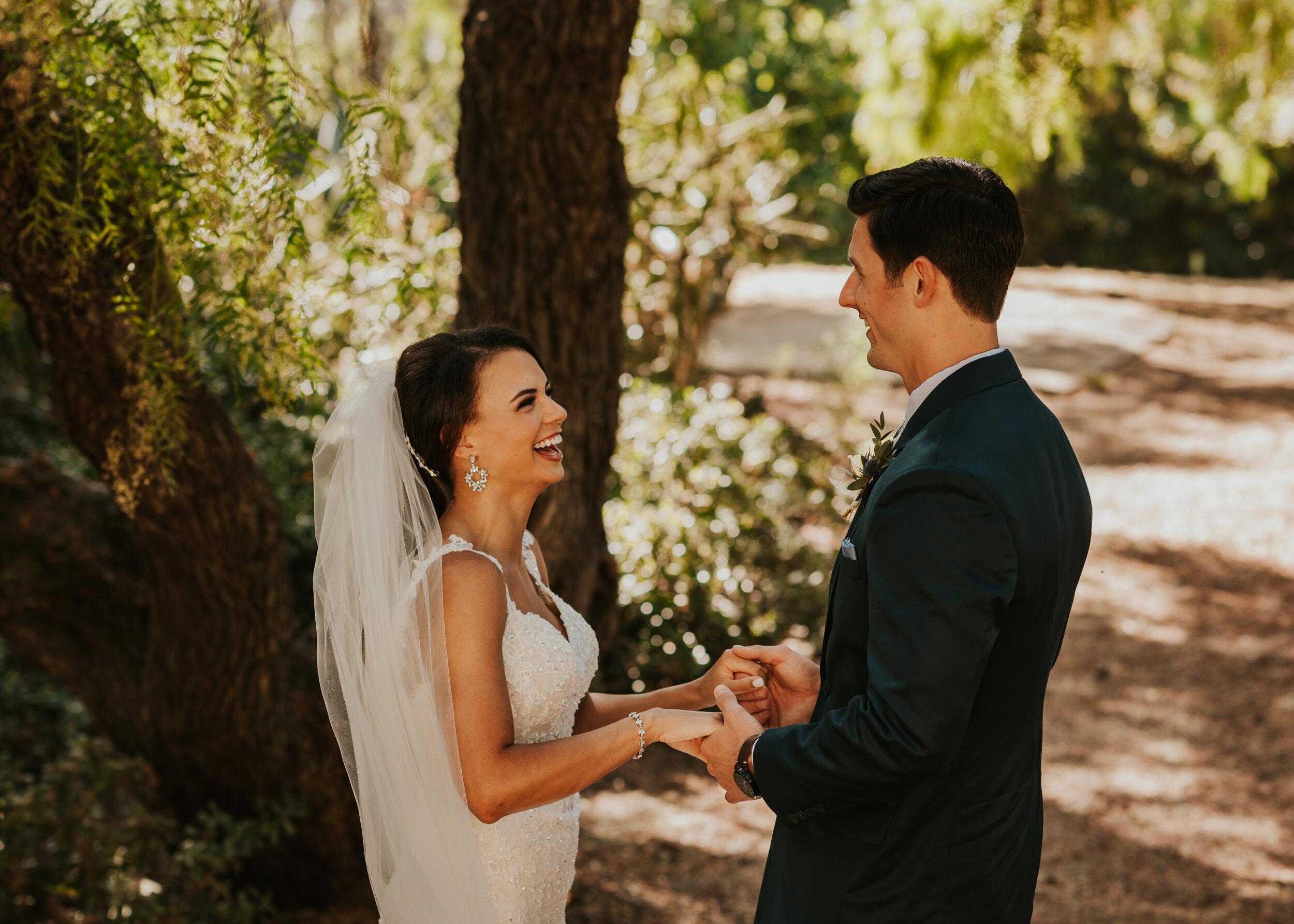 Intimate Wedding in San Diego | first look on wedding day | San Diego Elopement Photographer | Southern California elopement photographer | small wedding | couple eloping in san diego