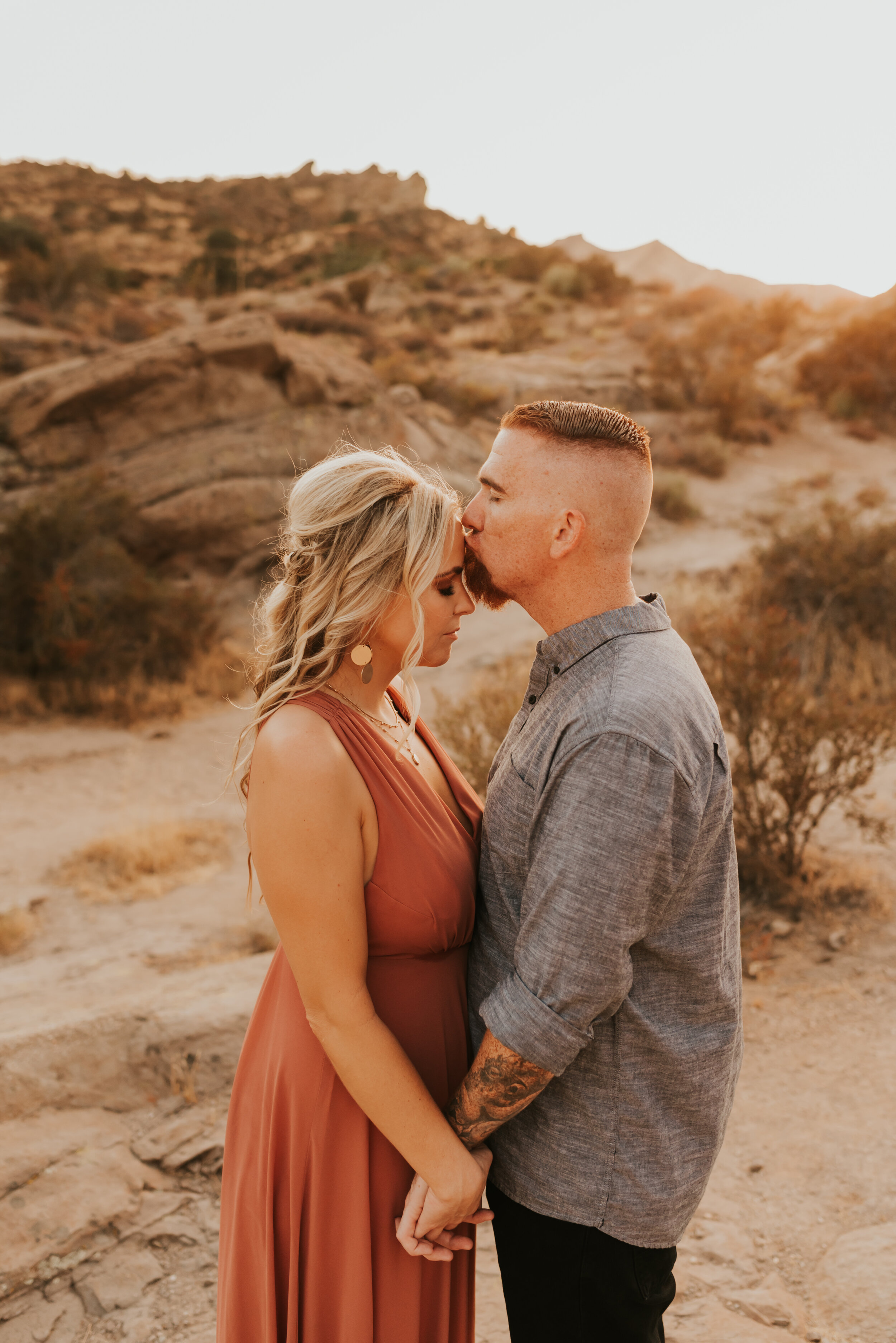 Vasquez Rocks Engagement Session | Los Angeles Couples Photos | Desert Engagement | Southern California elopement photographer 
