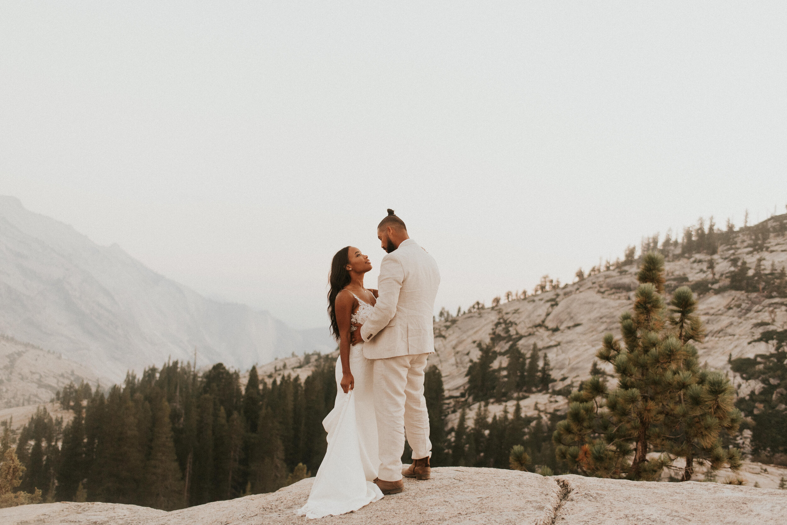 Olmsted Point Elopement | Eloping in Yosemite National Park | Adventure Elopement Wedding | Yosemite Elopement Photographer 
