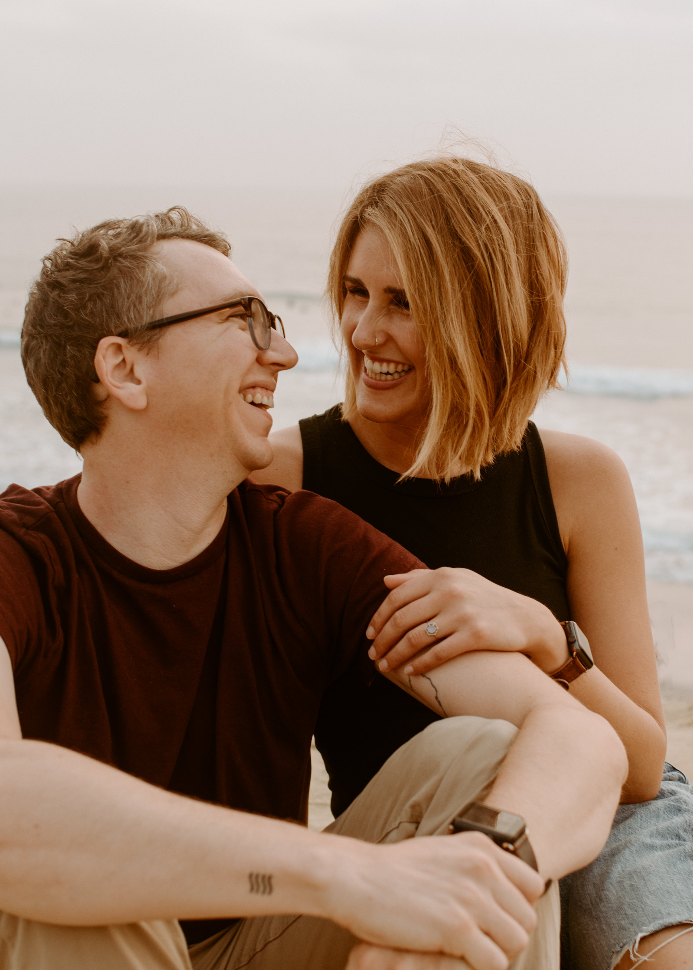 Torrey Pines Couples Photos | San Diego Beach Engagement Session 