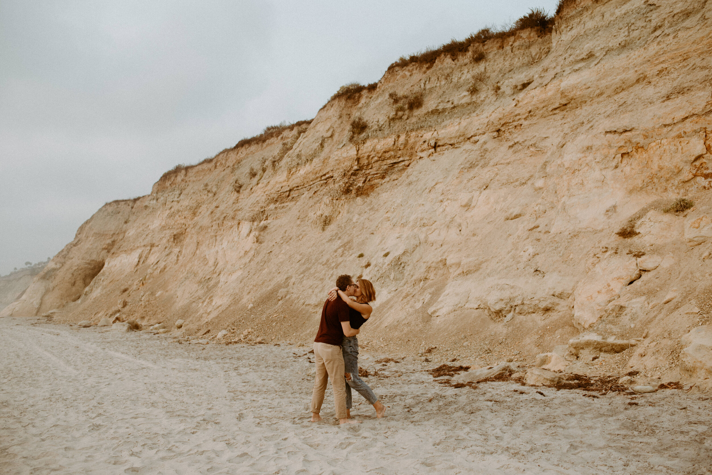 Torrey Pines Couples Photos | San Diego Beach Engagement Session 