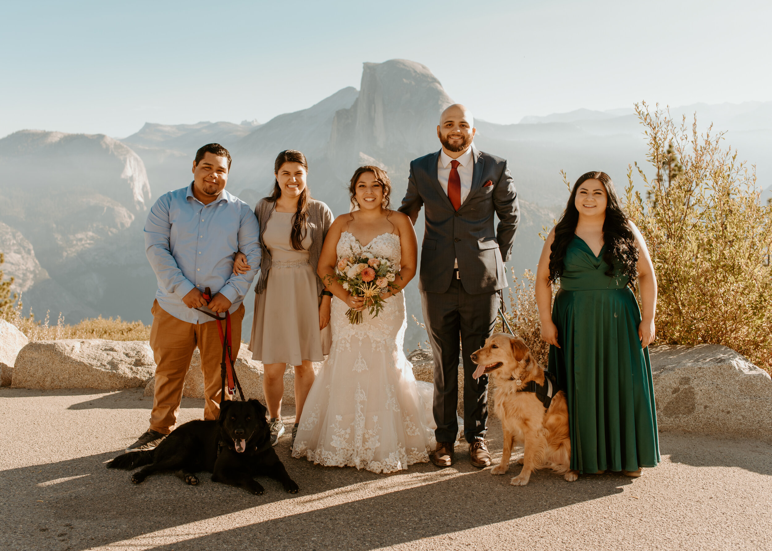 Glacier Point Elopement | Yosemite National Park Elopement and Wedding Photographer | Sunrise adventure elopement | California Elopement Photographer