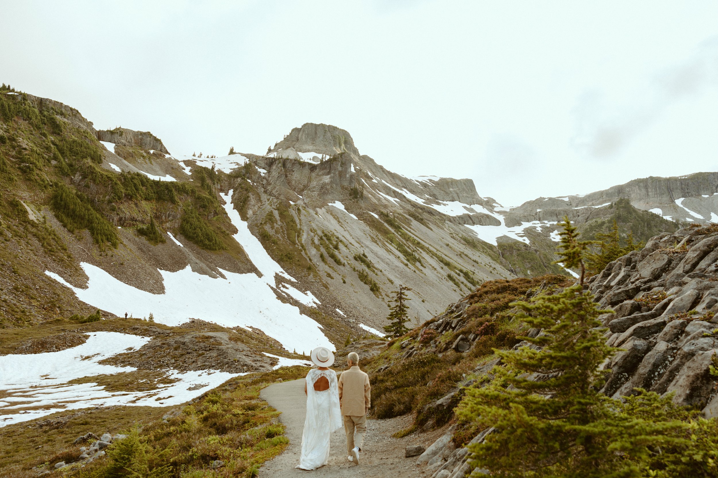 Mt. Baker Washington Elopement. LGBTQ+ couple. Bagley Lakes. 