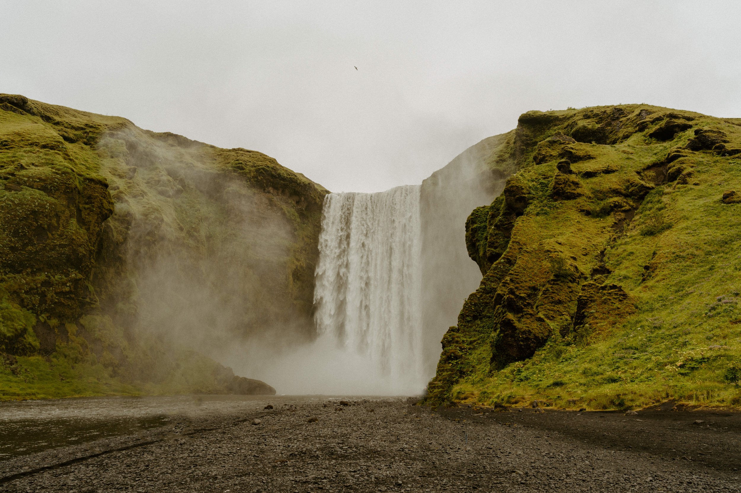 Iceland Elopement Photographer | Best places to elope in Iceland | Skogafoss Waterfall