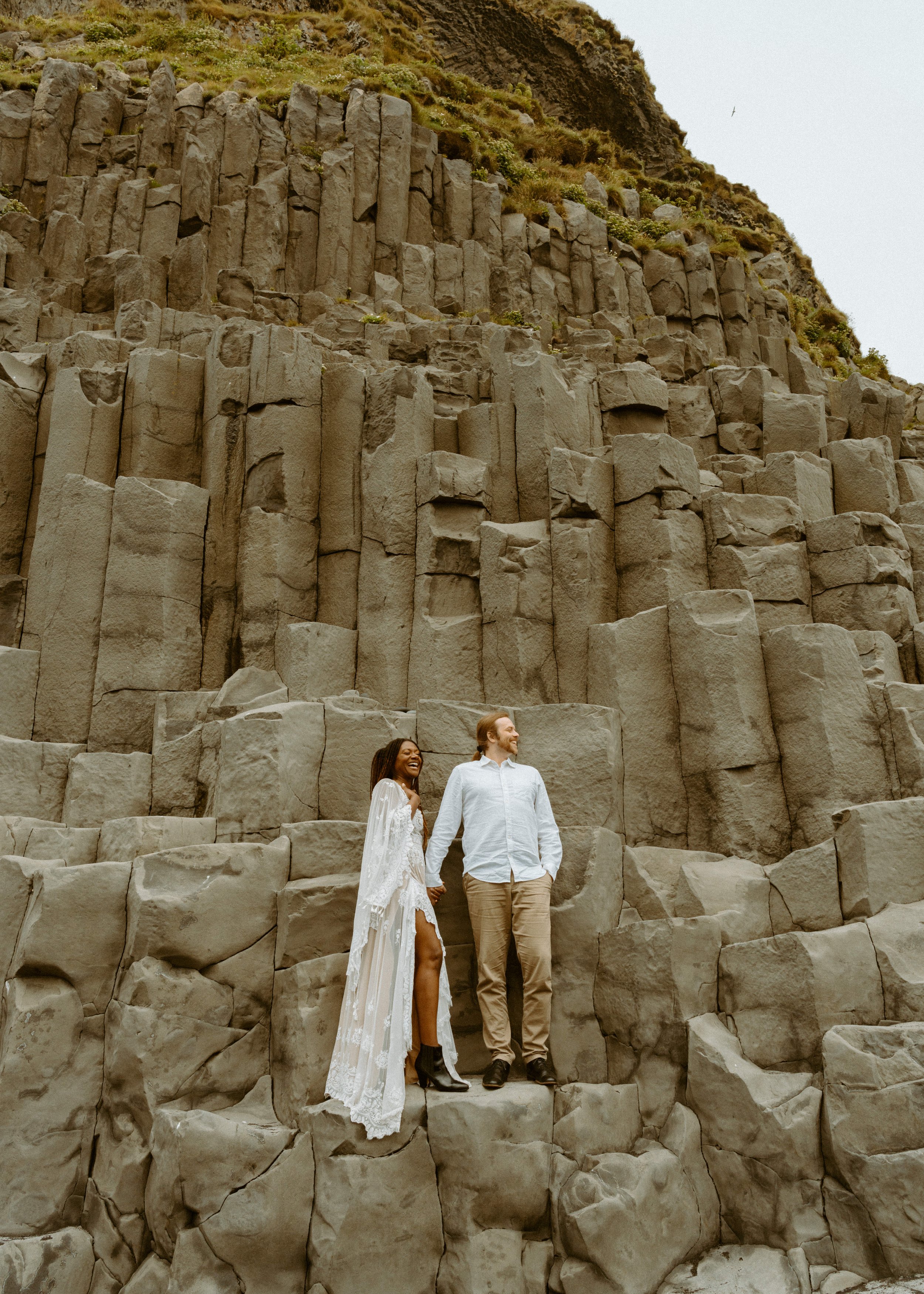 Iceland Elopement Photographer | Best places to elope in Iceland | Reynisfjara Black Sand Beach (Copy)