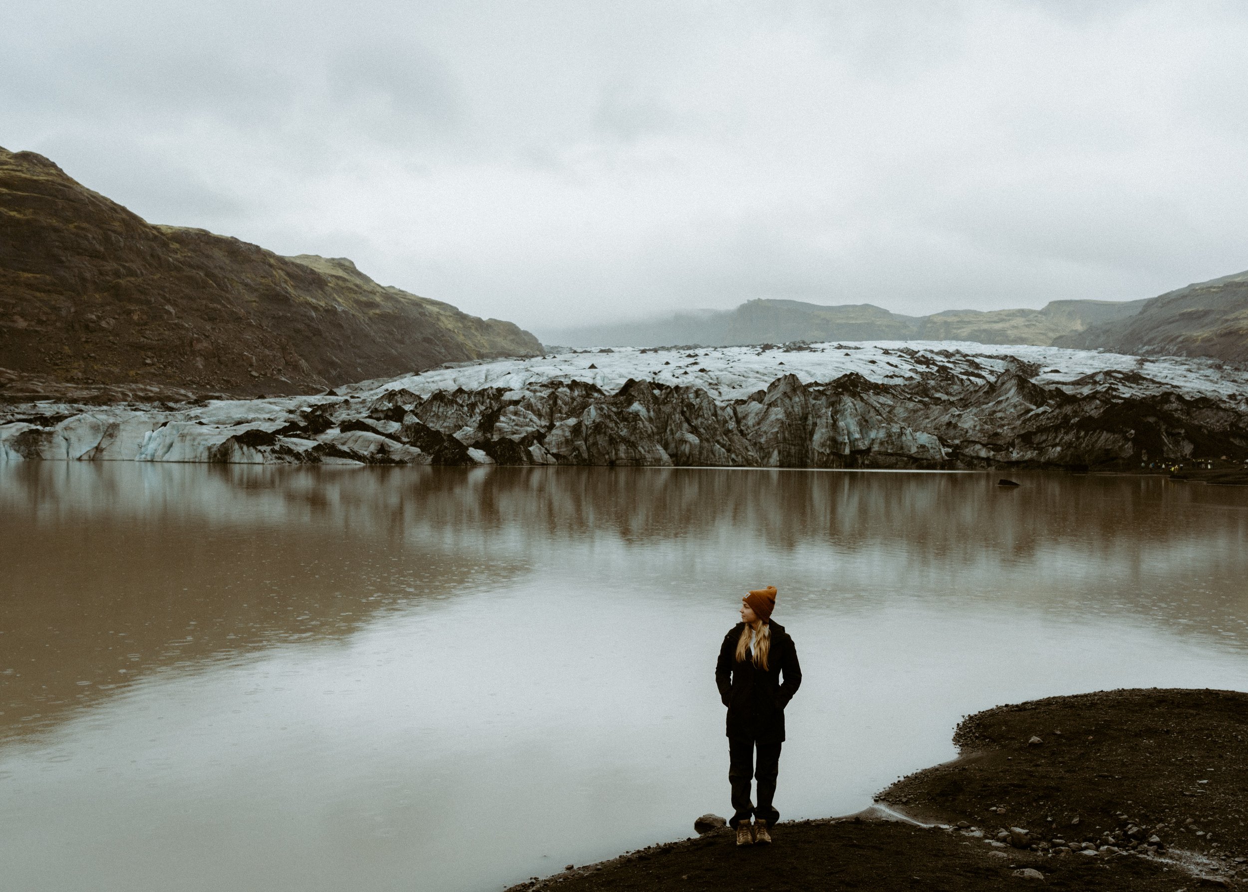 A week in Iceland - travel itinerary and guide by an Iceland elopement photographer - Solheimajokull Glacier