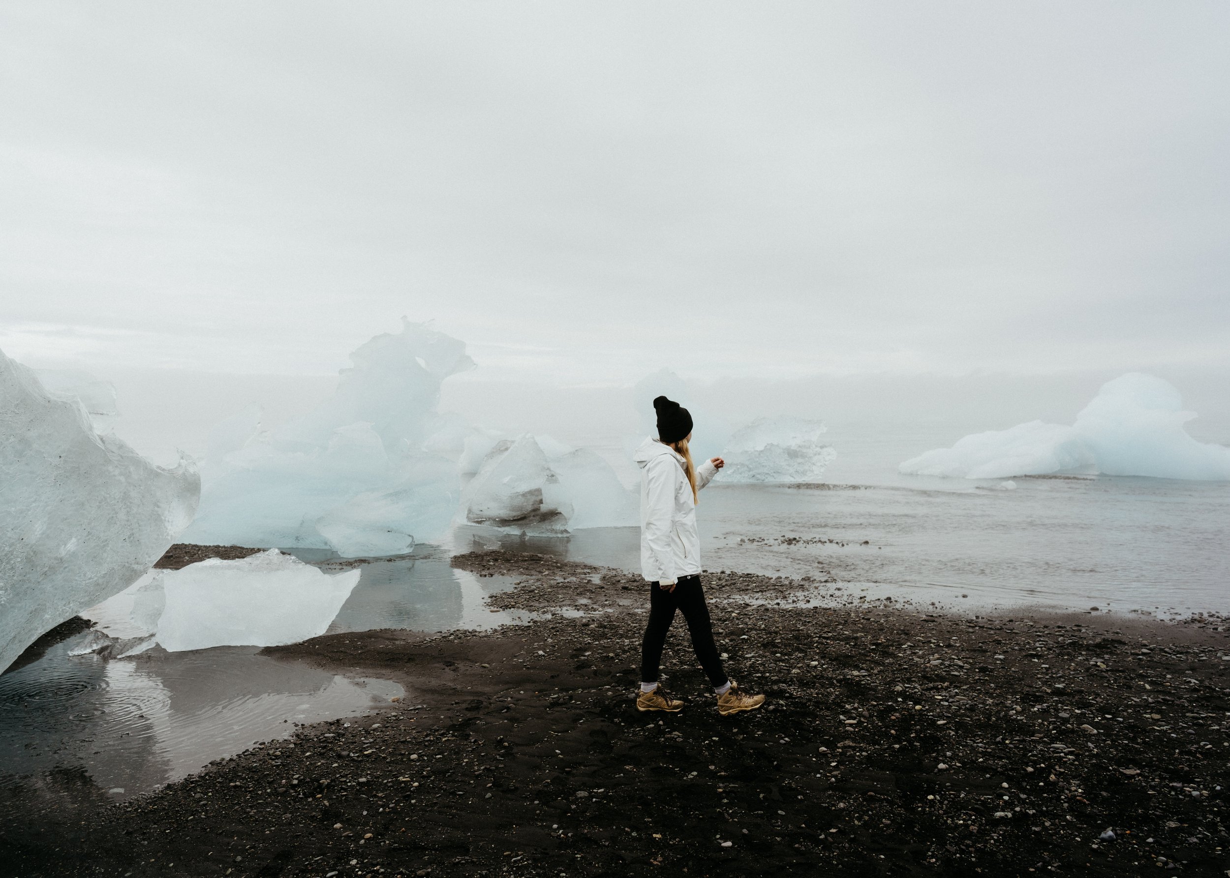 A week in Iceland - travel itinerary and guide by an Iceland elopement photographer - Diamond Beach