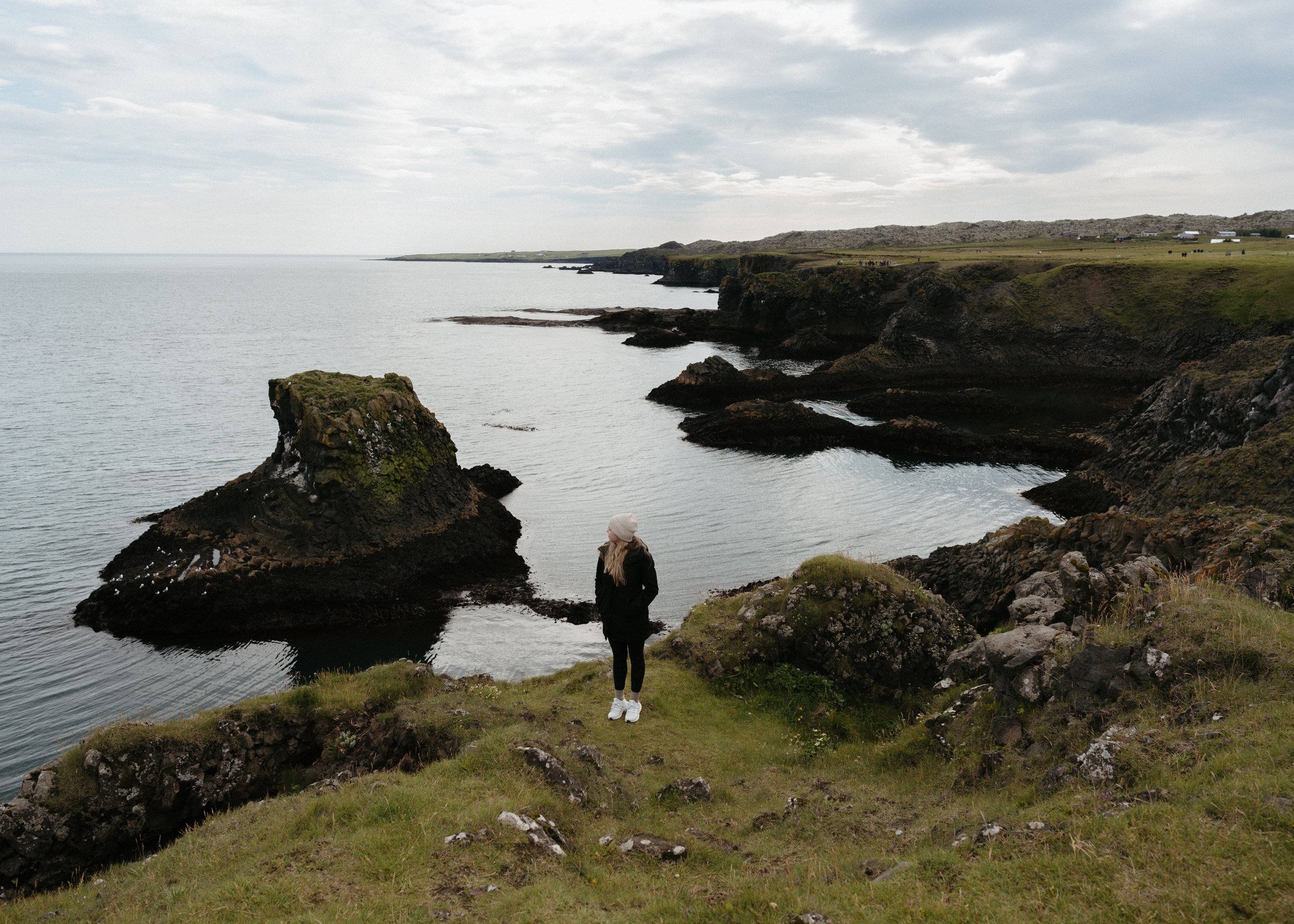 A week in Iceland - travel itinerary and guide by an Iceland elopement photographer - Snæfellsnes Peninsula / Arnarstapi Cliffs