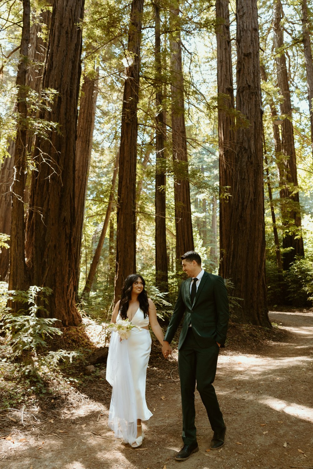 Glen Oaks Elopement Wedding | Redwoods Wedding Photos | Big Sur Elopement Photographer | Destination Elopement 