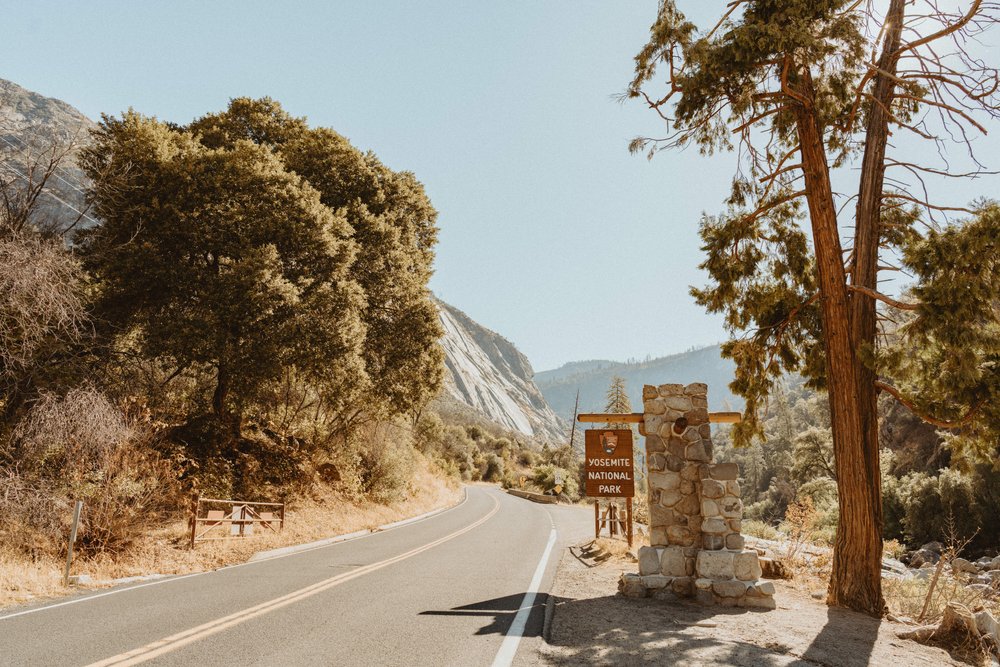 Yosemite National Park entrance