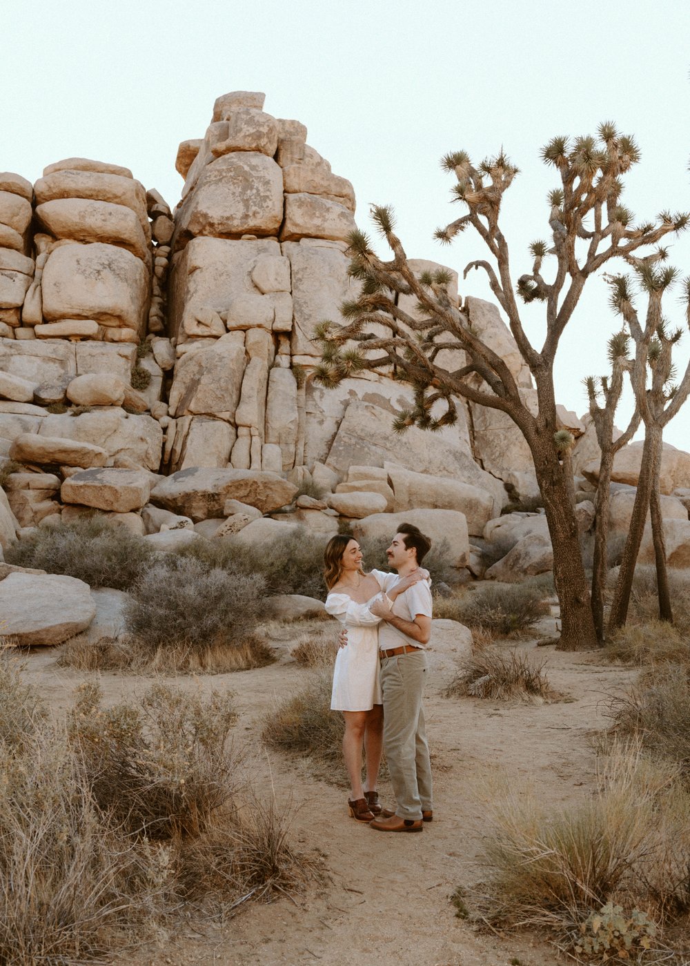 Cap Rock Engagement Session | Joshua Tree National Park | Couple Photography