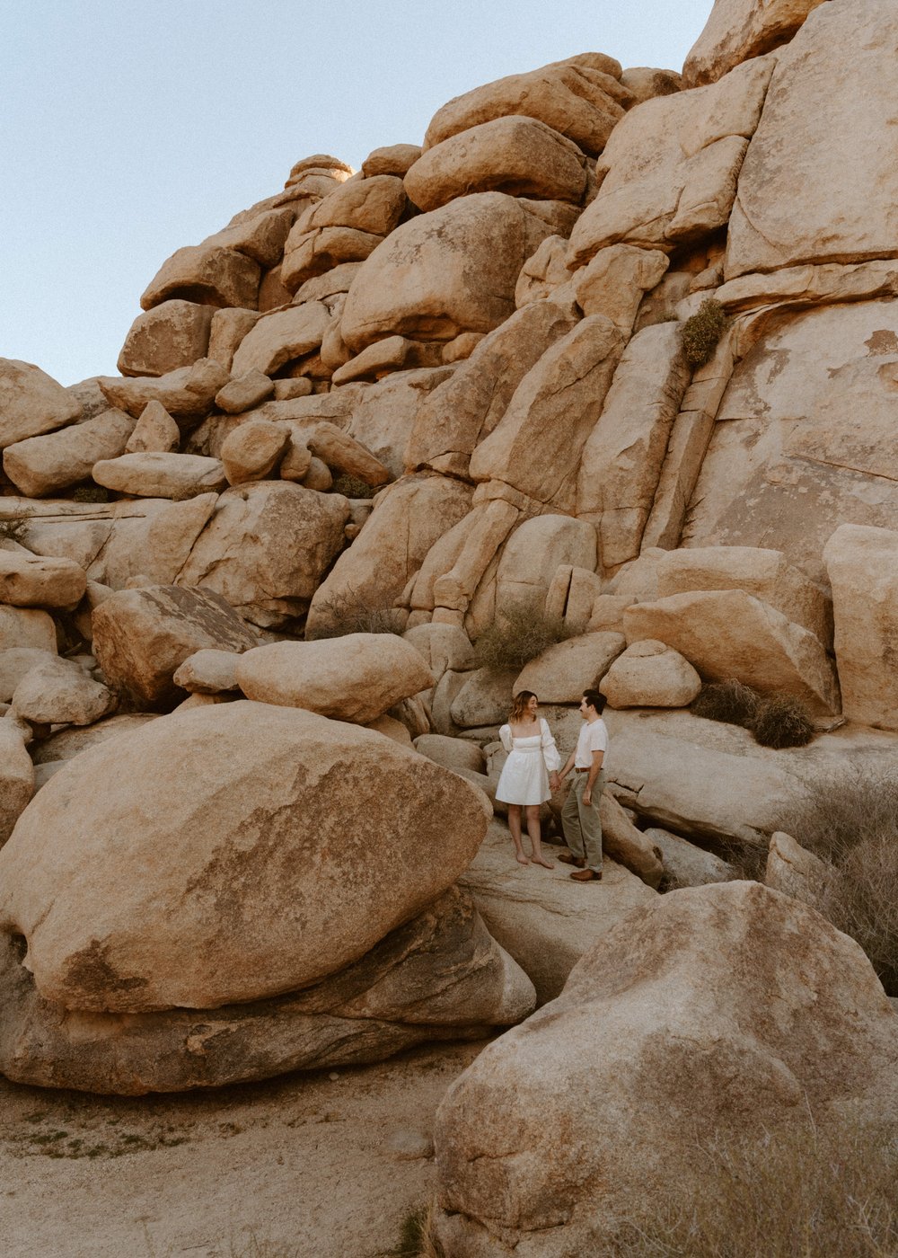 Cap Rock Engagement Session | Joshua Tree National Park | Couple Photography