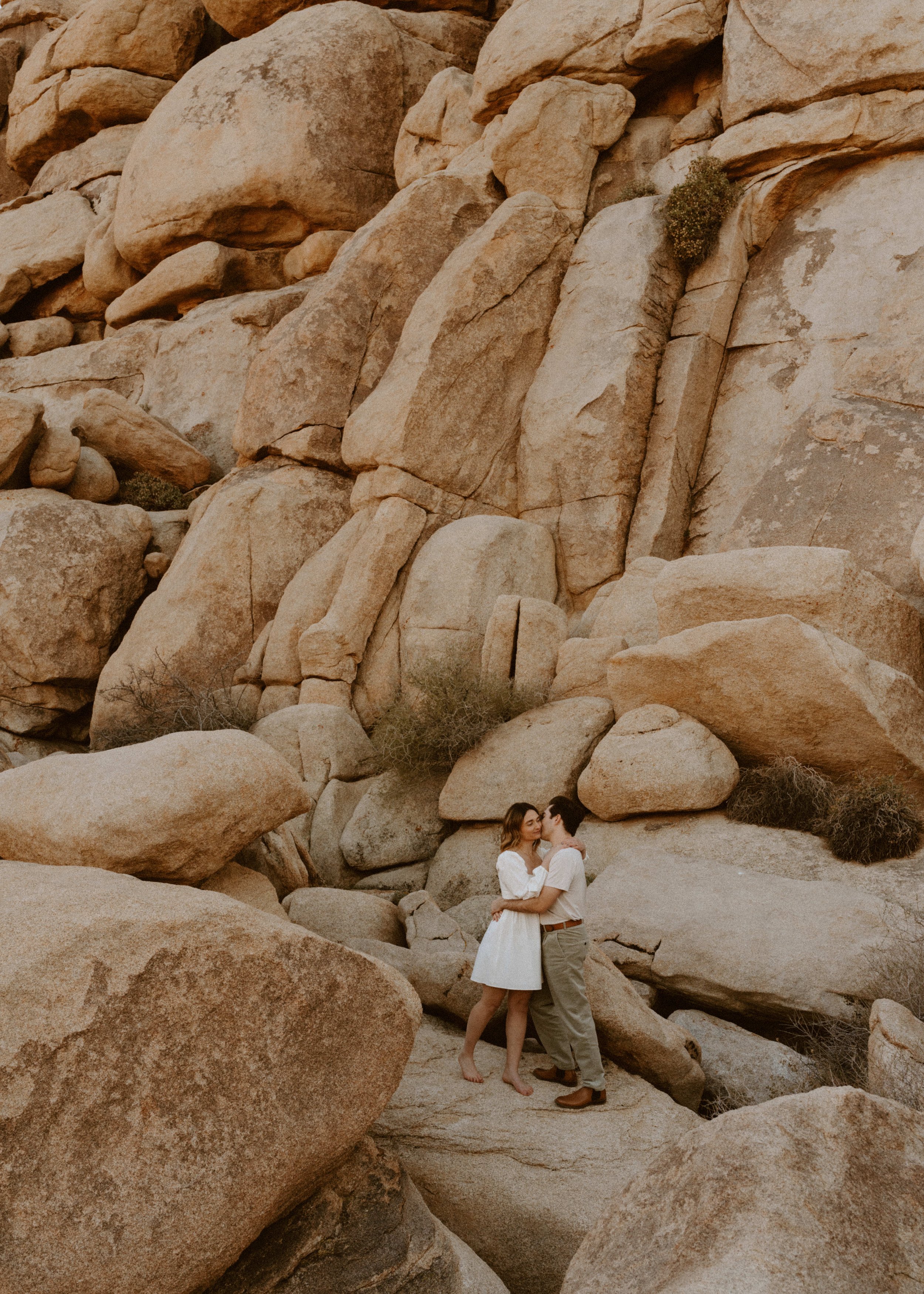 Cap Rock Engagement Session | Joshua Tree National Park | Couple Photography