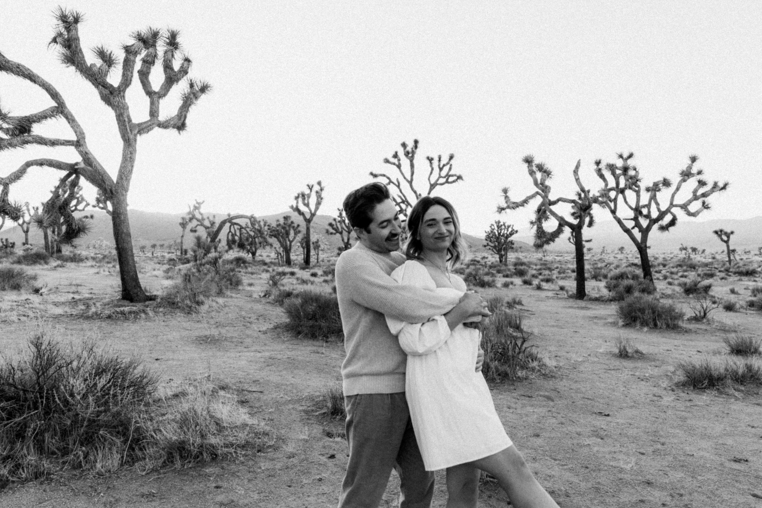 Cap Rock Engagement Session | Joshua Tree National Park | Couple Photography