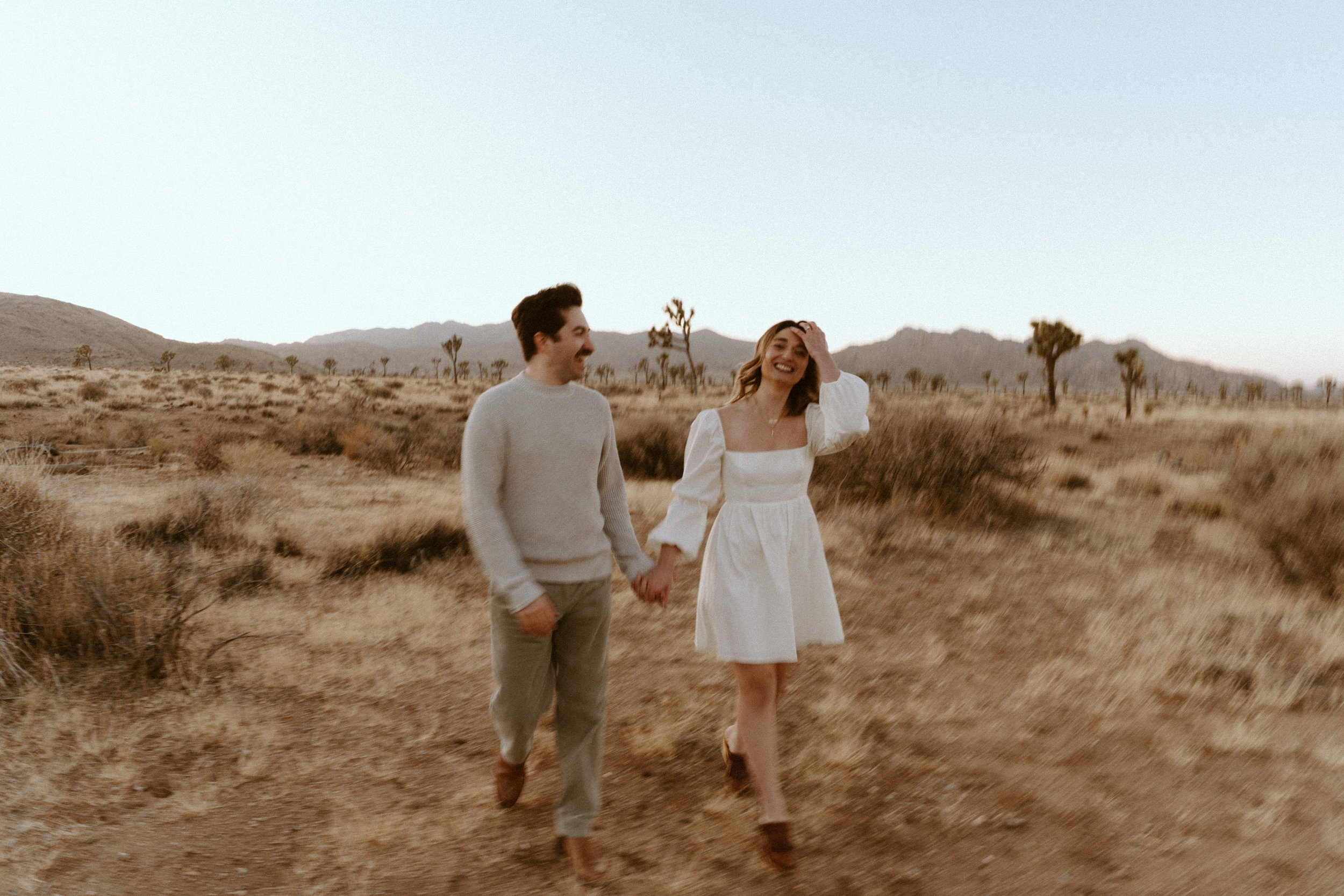 Cap Rock Engagement Session | Joshua Tree National Park | Couple Photography