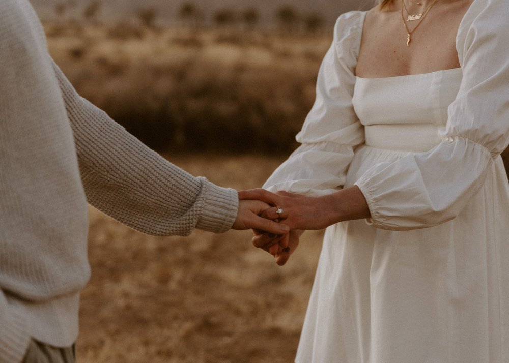 Cap Rock Engagement Session | Joshua Tree National Park | Couple Photography