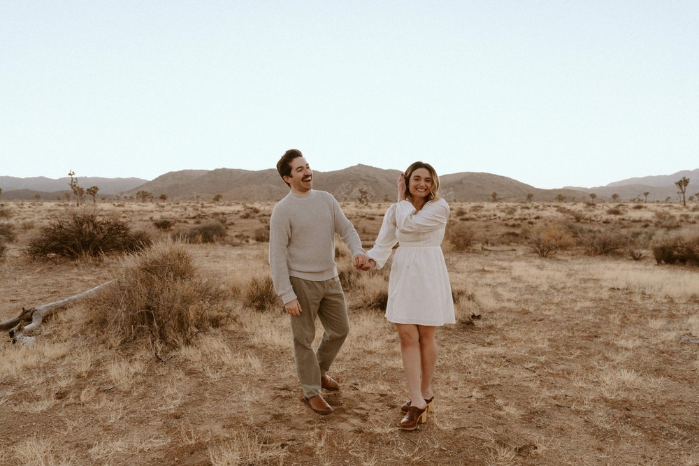 Cap Rock Engagement Session | Joshua Tree National Park | Couple Photography