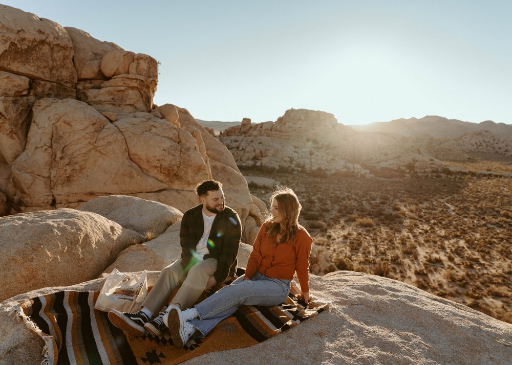 Joshua Tree Intimate Wedding - Day Before Couple Session at Baker Dam