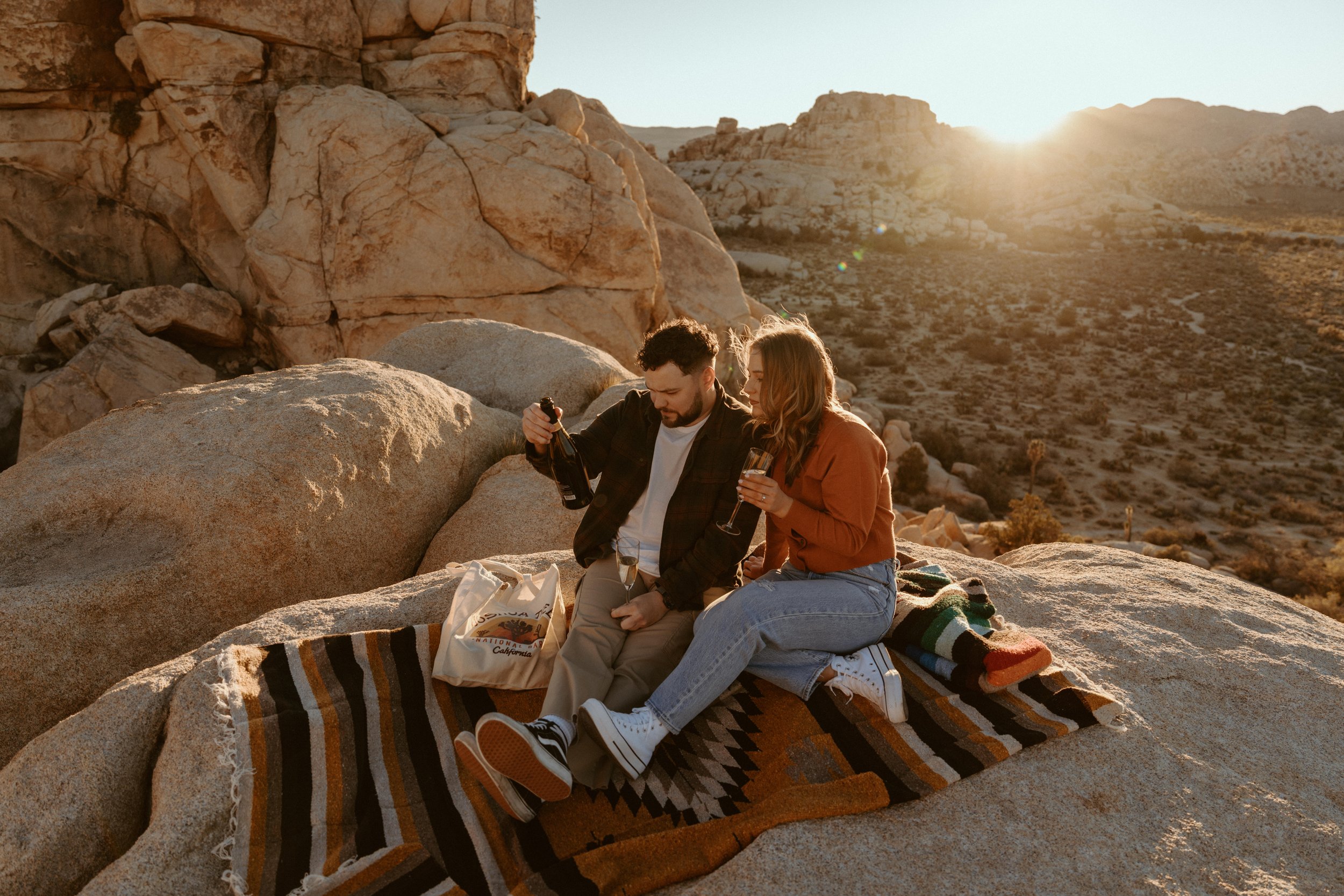 Joshua Tree Intimate Wedding - Day Before Couple Session at Baker Dam