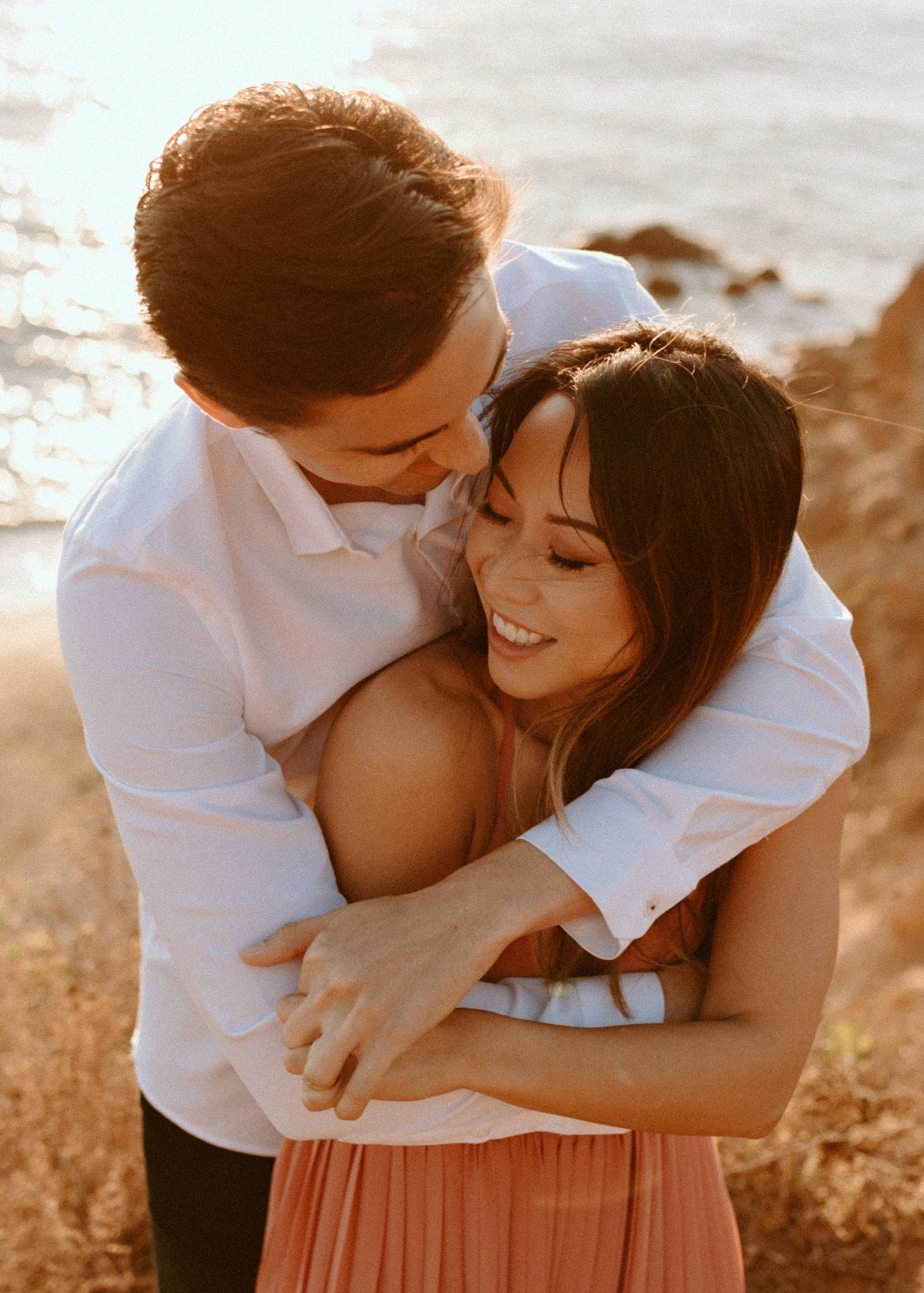 Point Dume Engagement Photos