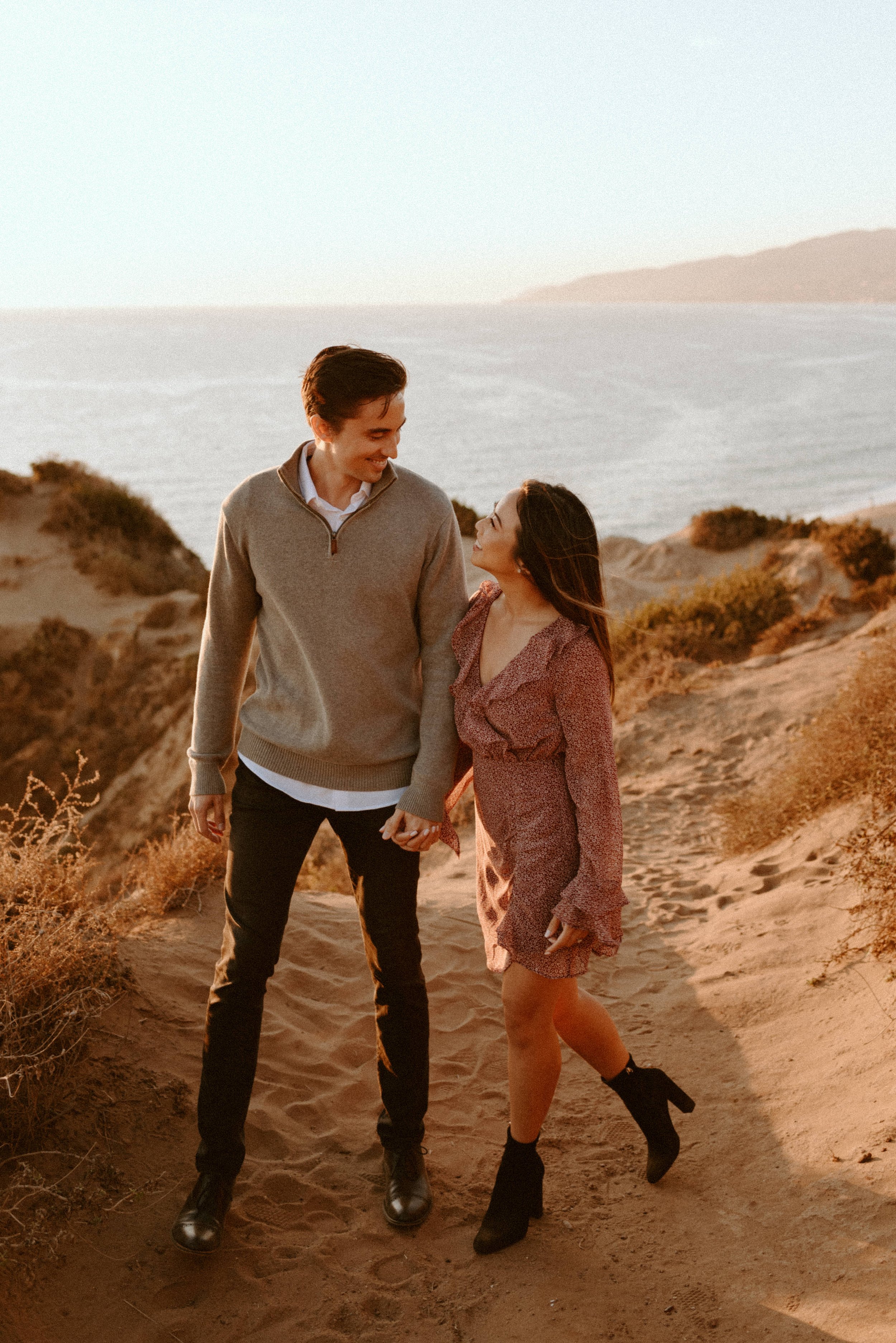 Point Dume Engagement Photos