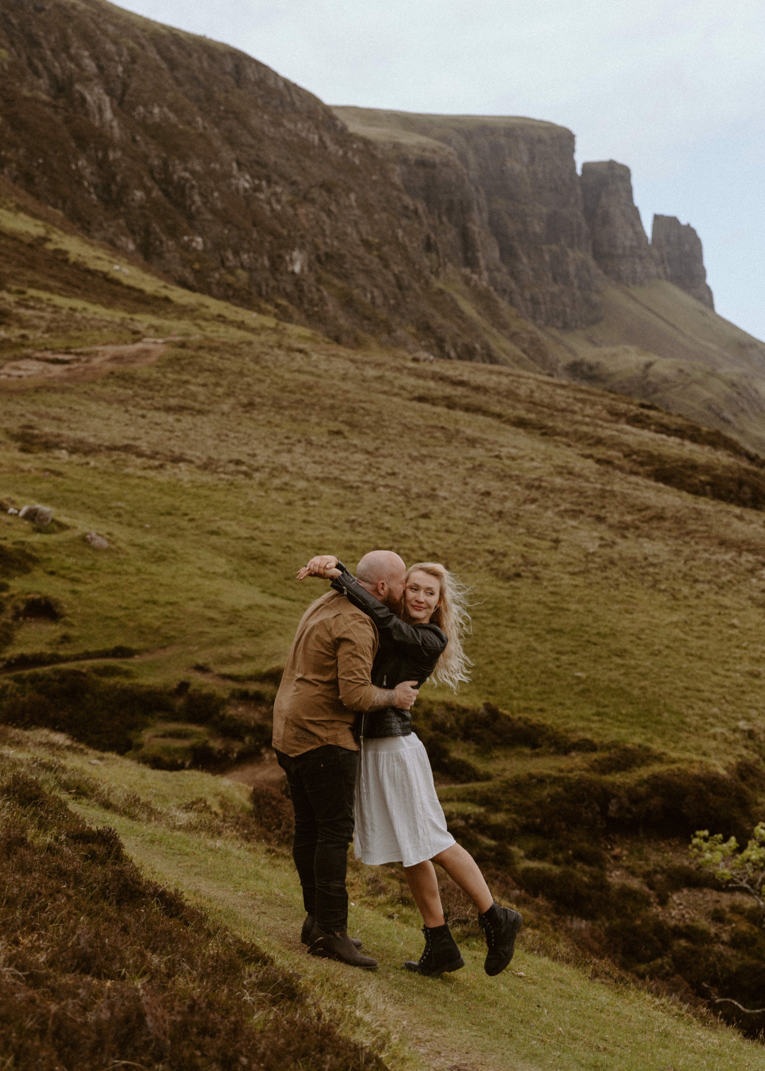 Isle of Skye Anniversary Couple Session at The Quiraing | Scotland