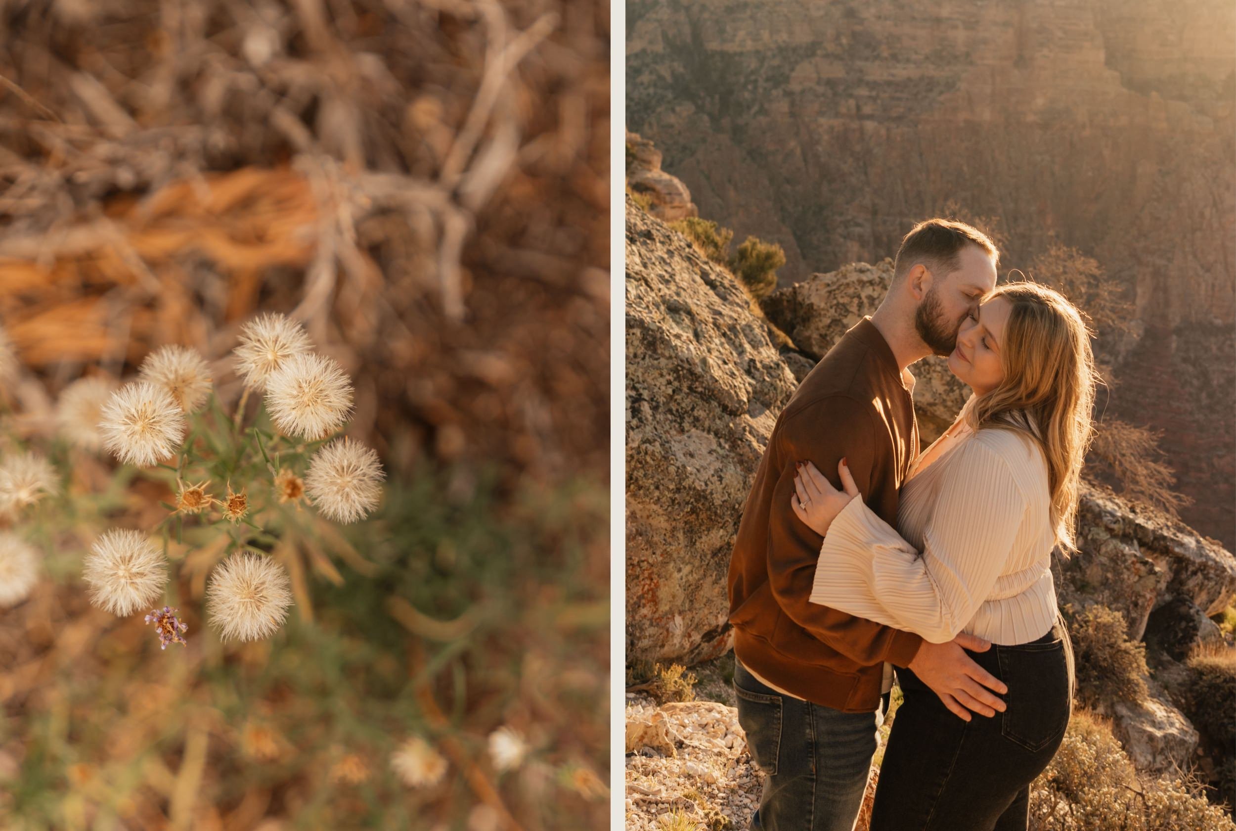 Lipan Point Engagement Session | Grand Canyon National Park