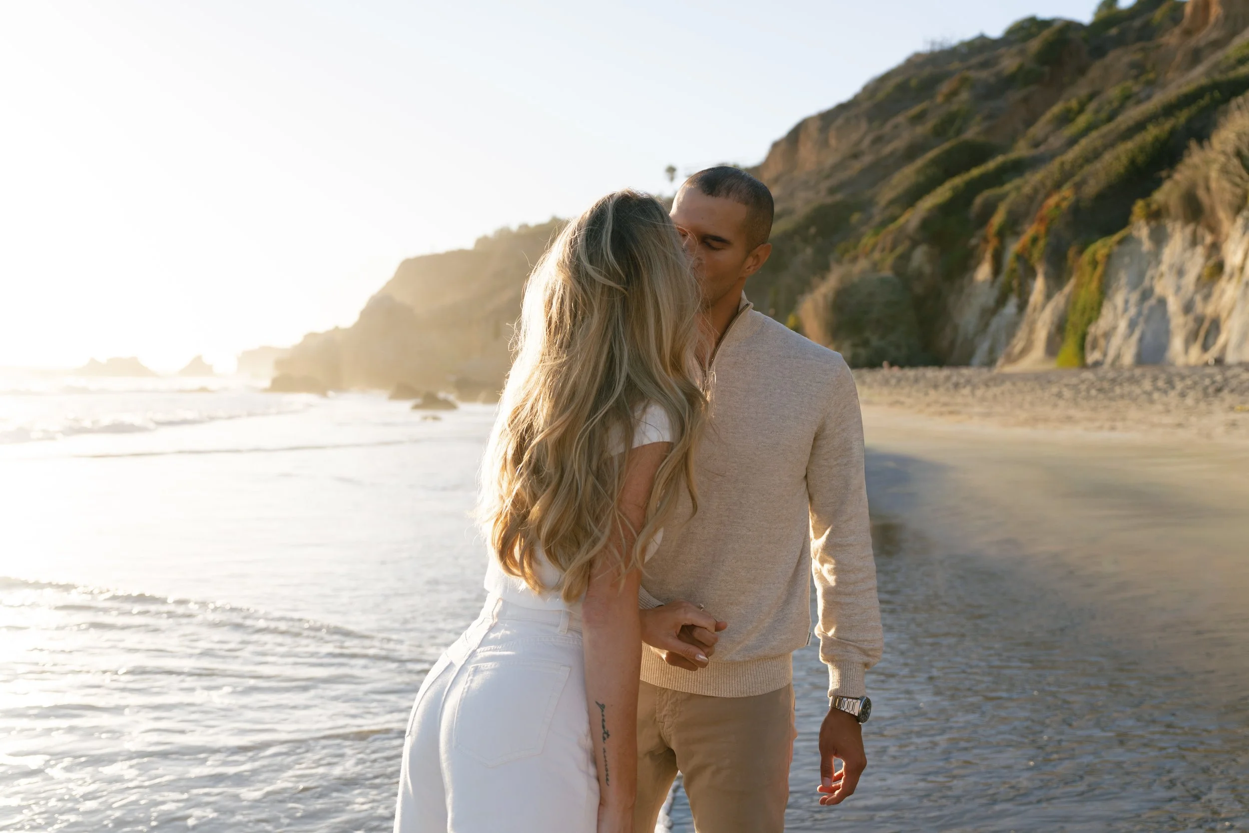 El Matador Beach Engagement Photos