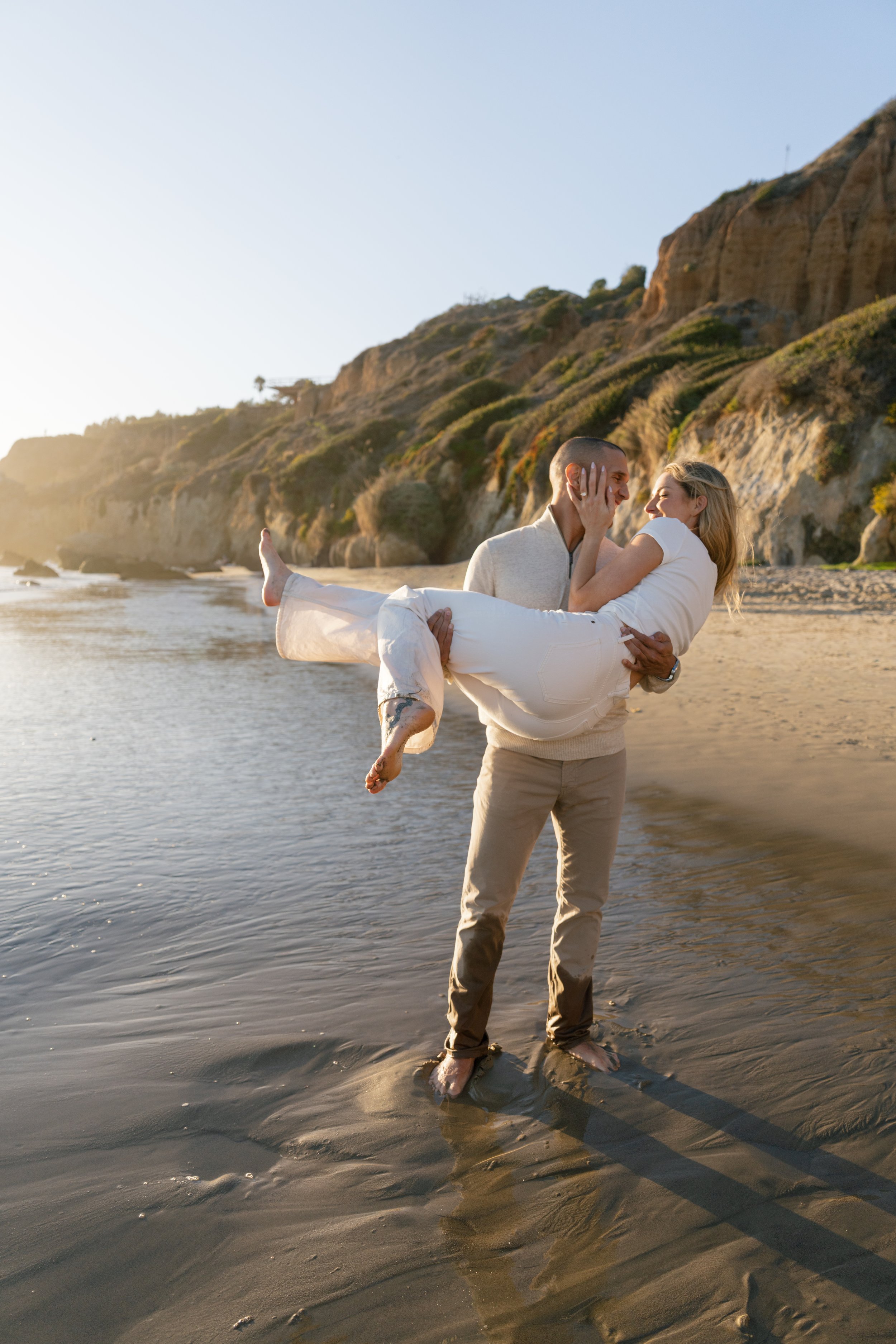 El Matador Beach Engagement Photos
