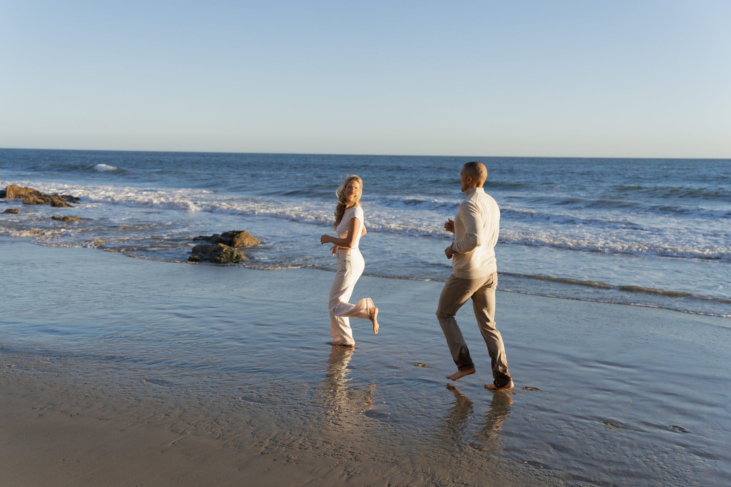 El Matador Beach Engagement Photos