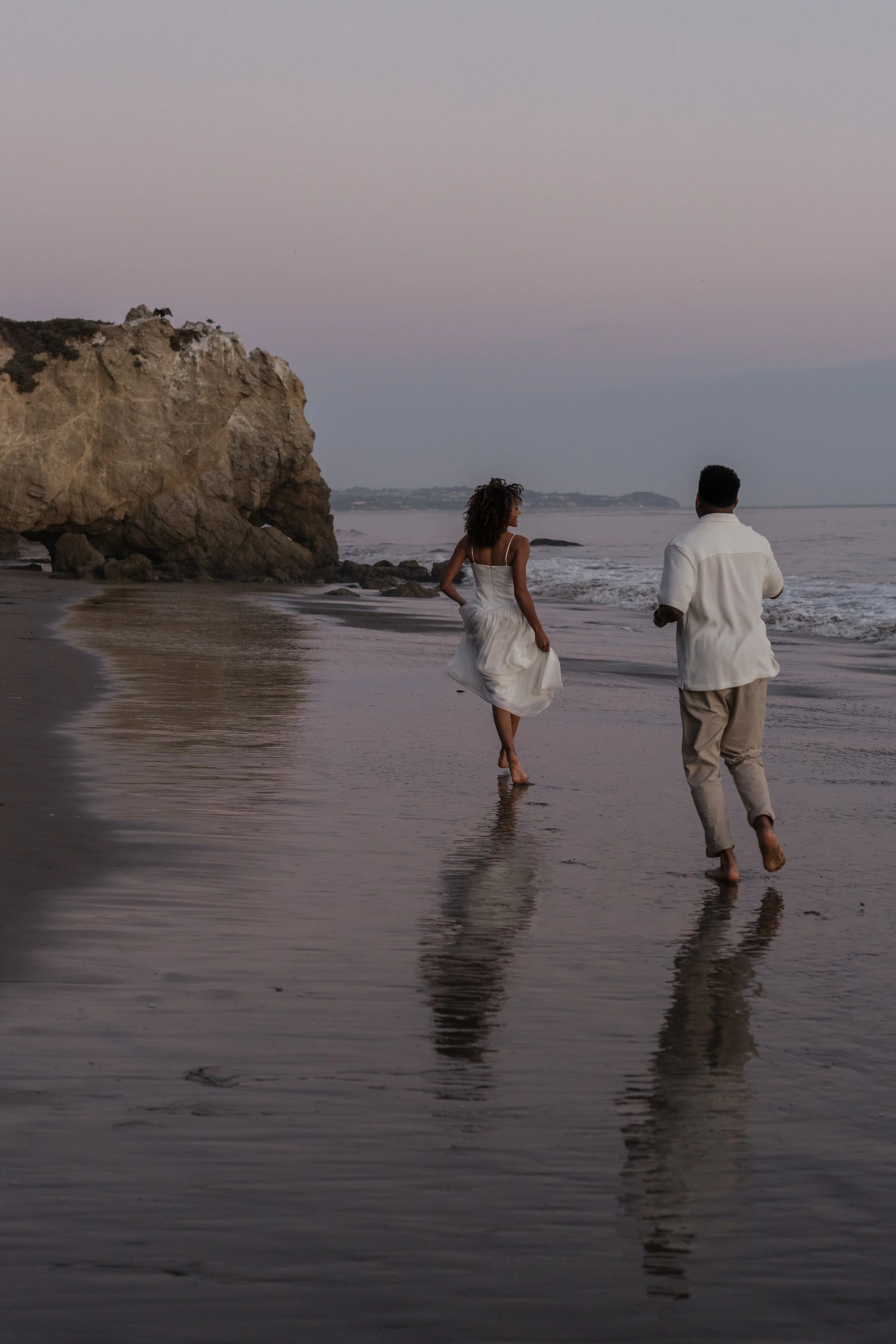 El Matador Beach Engagement Photos