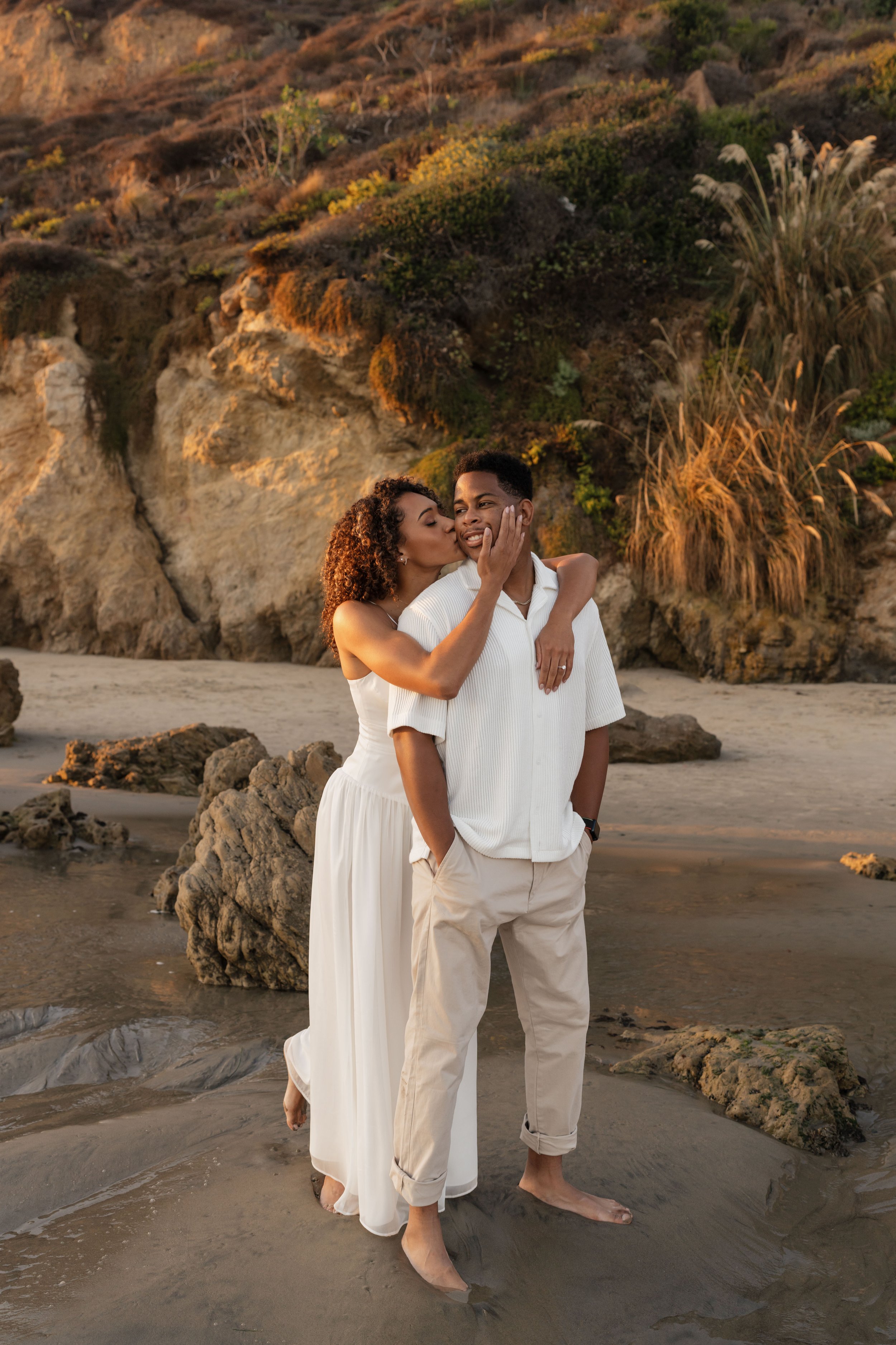 El Matador Beach Engagement Photos