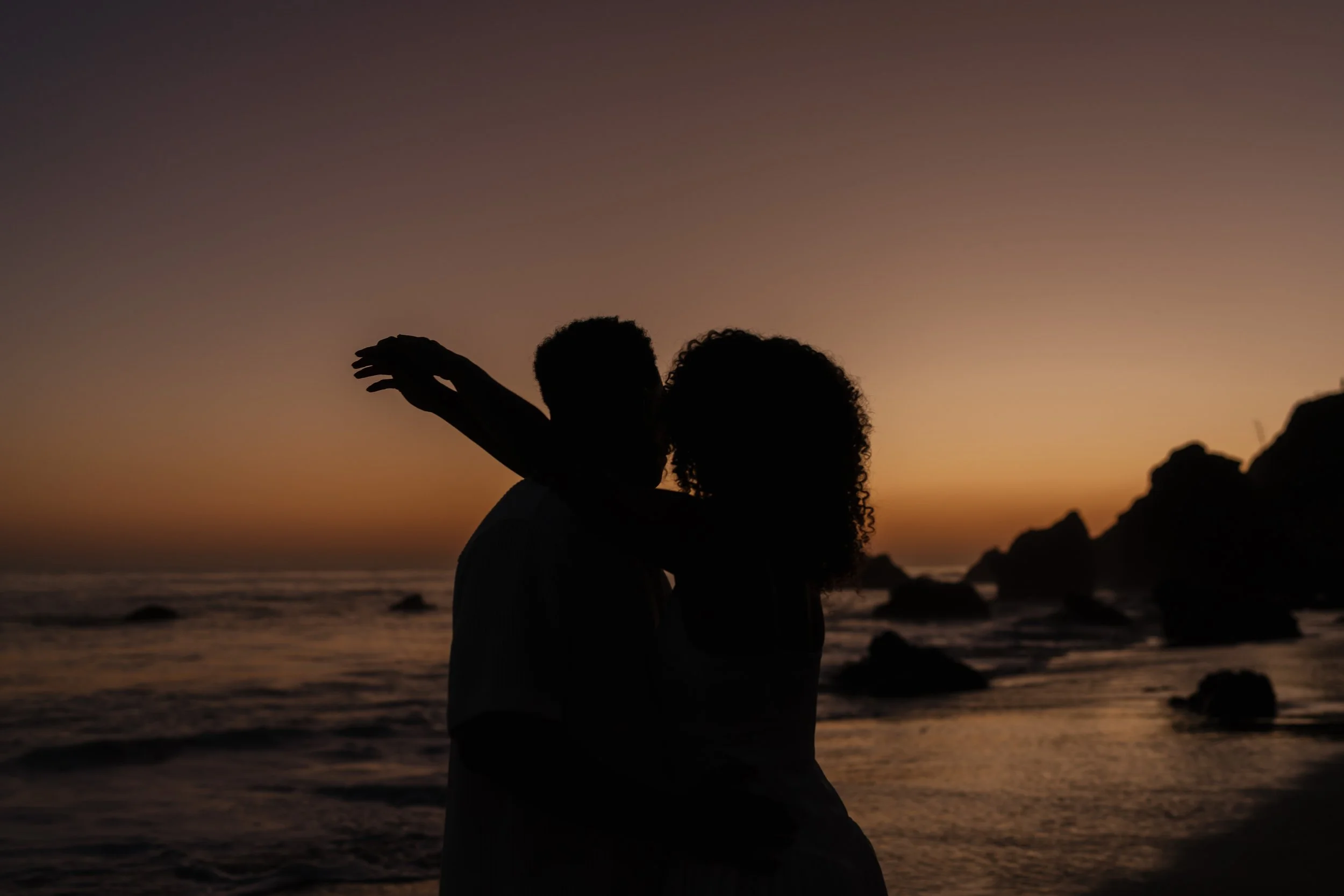 El Matador Beach Engagement Photos