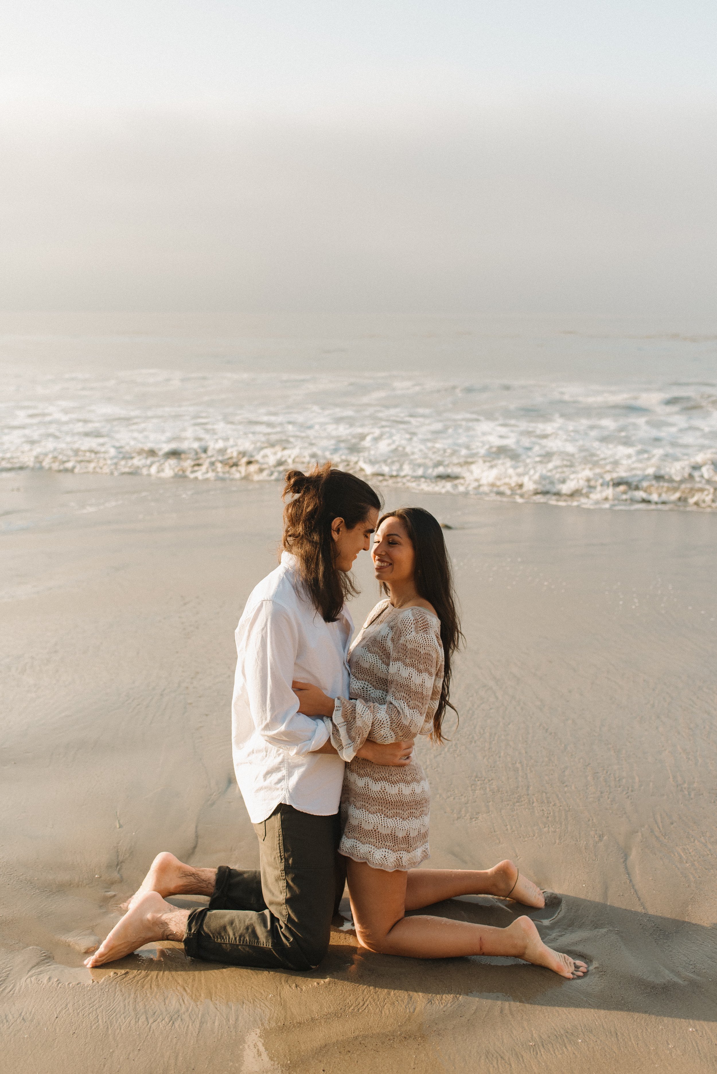 El Matador Beach Engagement Photos