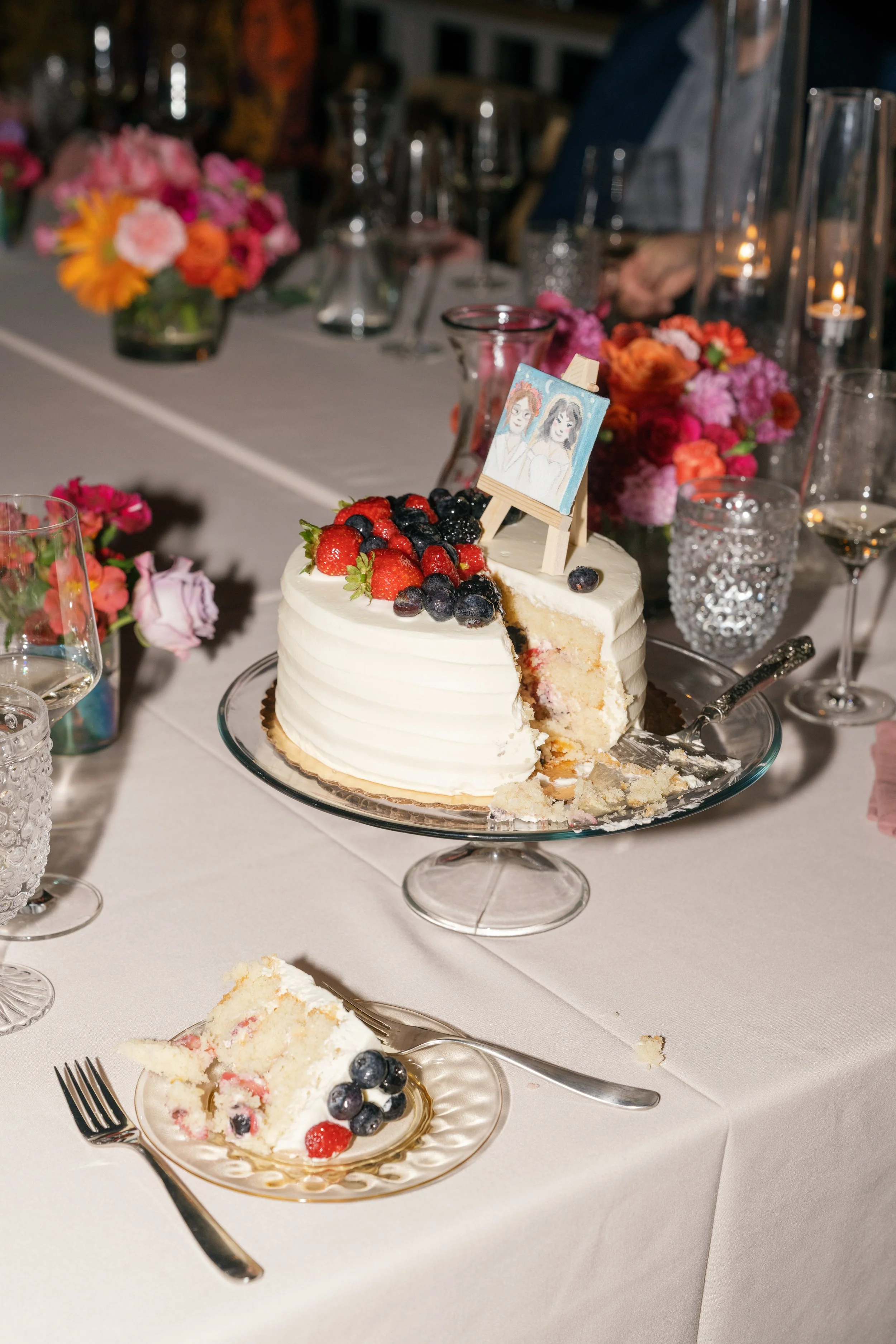 Intimate Santa Barbara backyard wedding