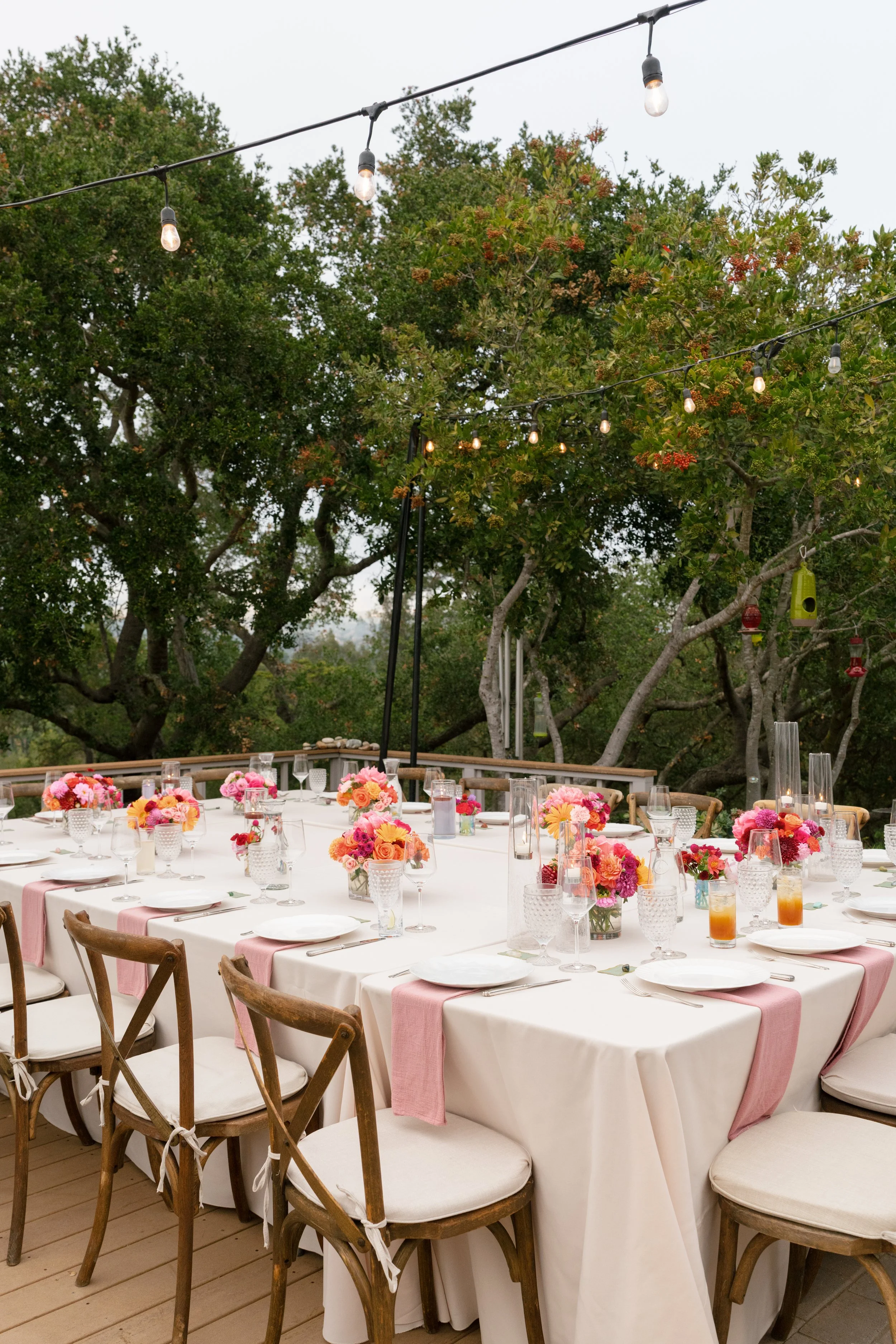 Intimate Santa Barbara backyard wedding