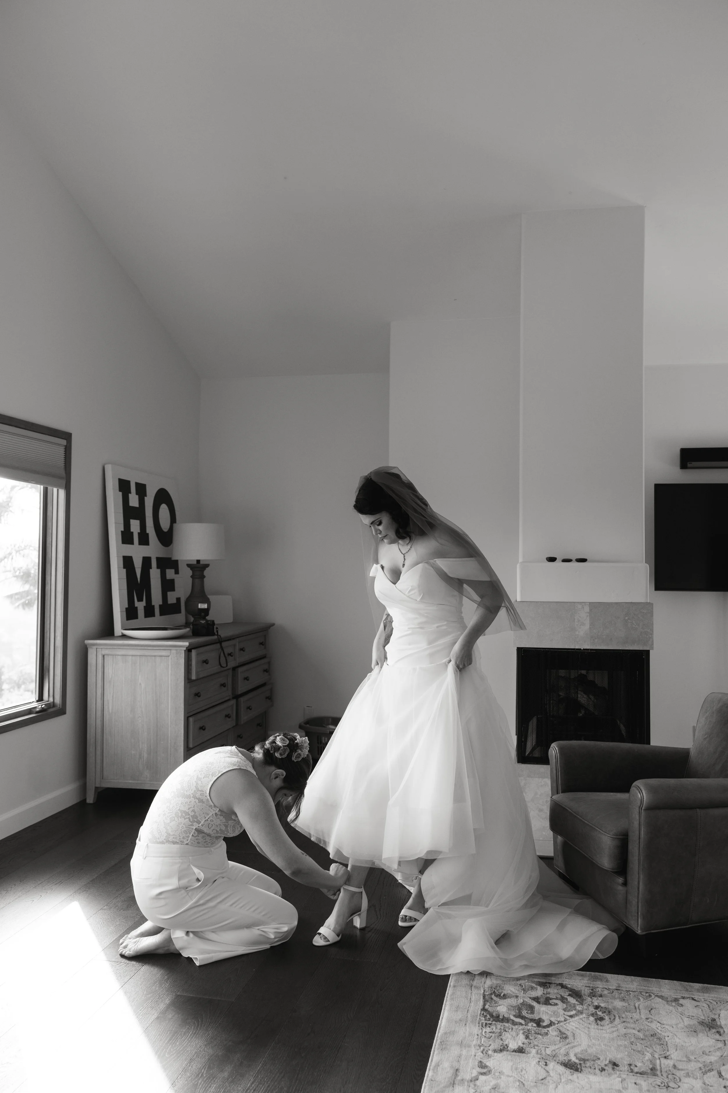 Intimate Santa Barbara backyard wedding