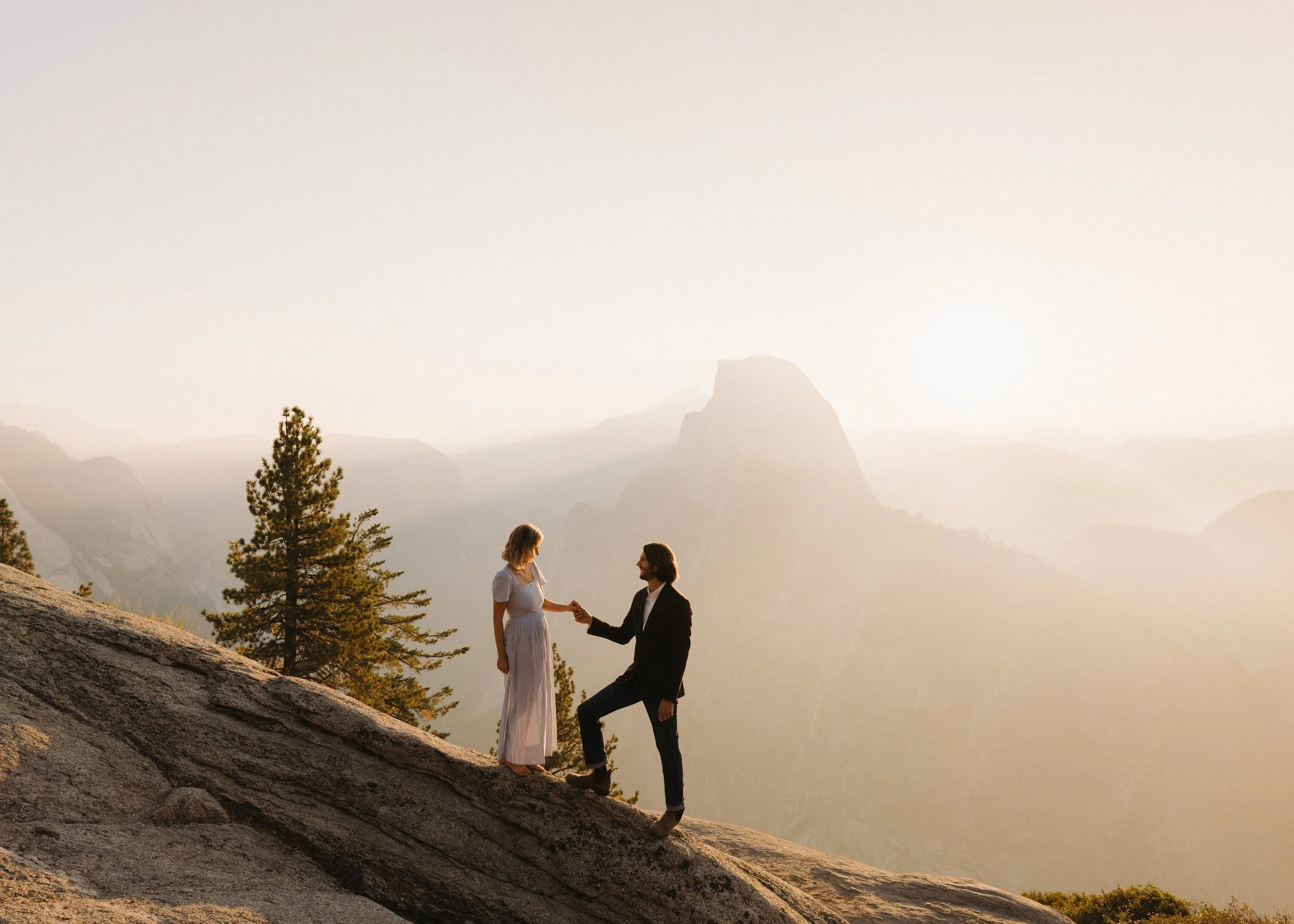 Yosemite Engagement Photos