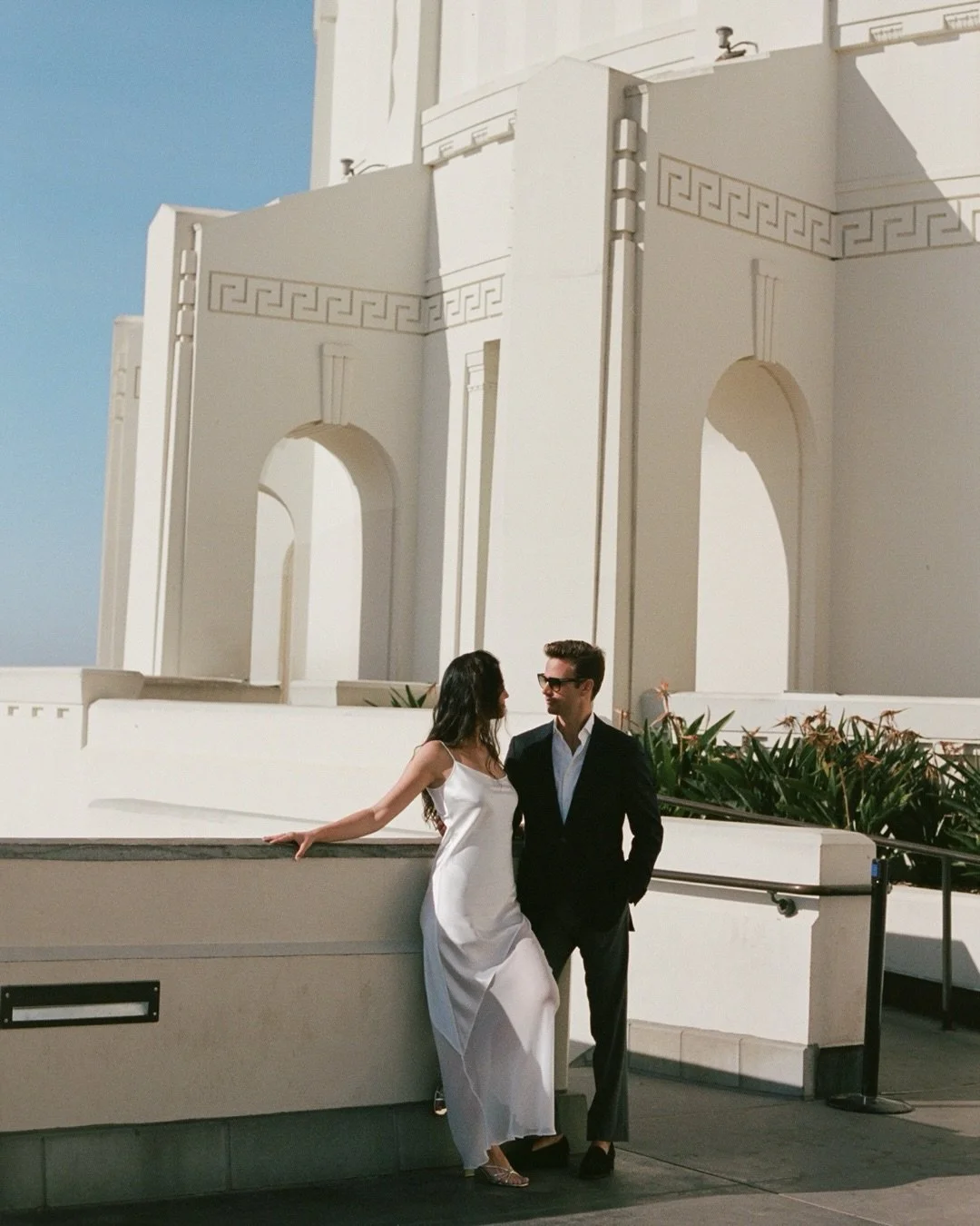 Lauren and Austin at the Observatory &mdash;  all shot on 35mm film. 🔭🎞️