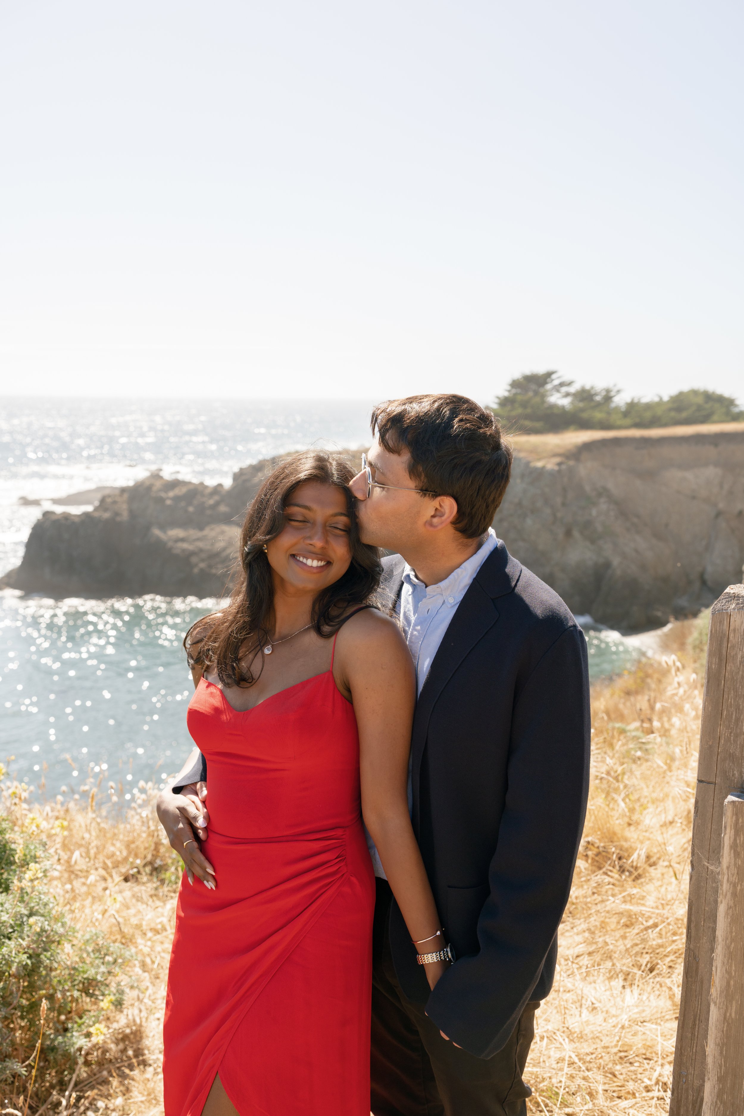 Surprise Proposal and Engagement Photos at The Sea Ranch Lodge