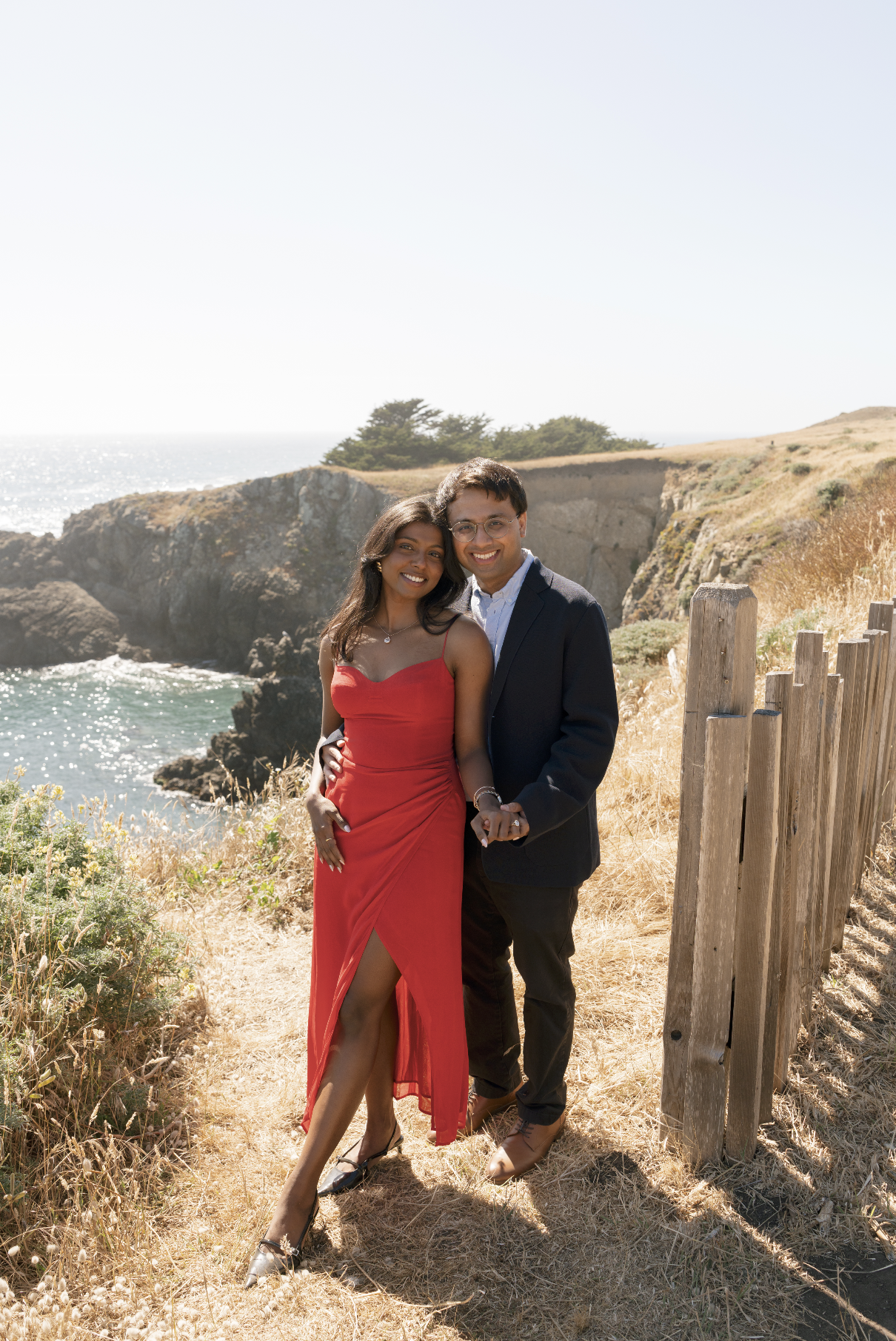 Surprise Proposal and Engagement Photos at The Sea Ranch Lodge