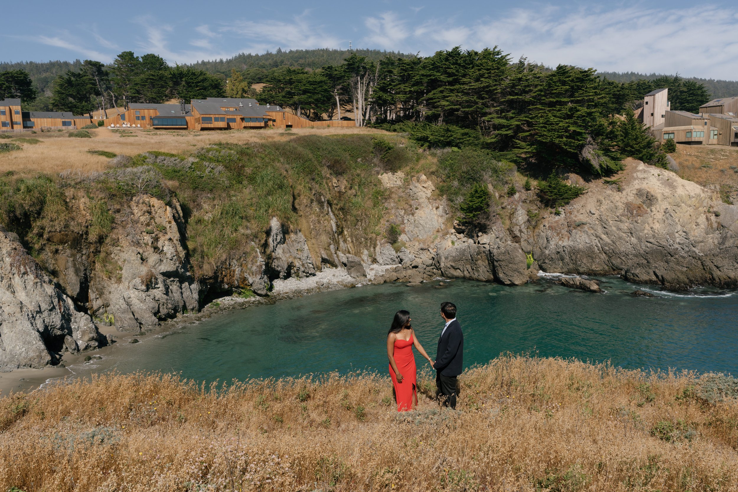 Surprise Proposal and Engagement Photos at The Sea Ranch Lodge