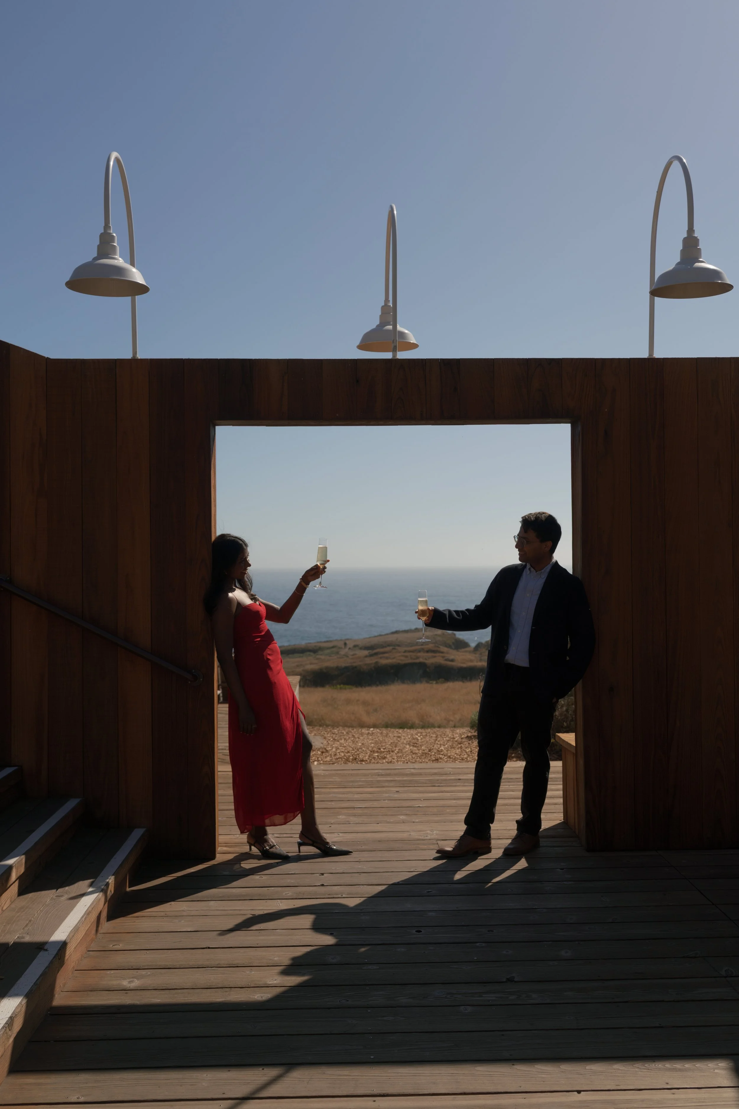 Surprise Proposal and Engagement Photos at The Sea Ranch Lodge