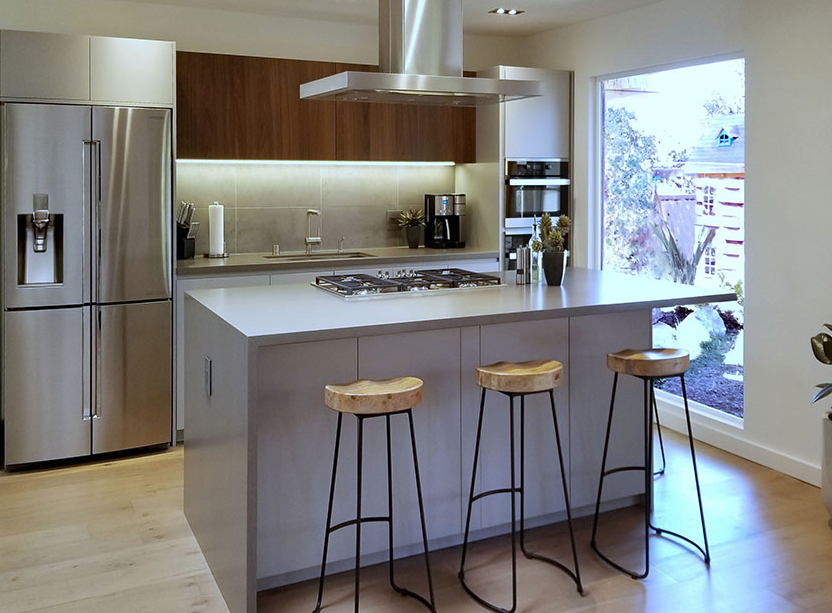 Yes Dear Designs - Newly Renovated Kitchen in Philadelphia with Built-in Stovetop and Newly Constructed Kitchen Island.jpg