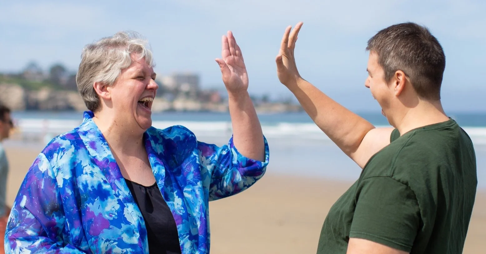 Dr. Camilla Williams and Dr. Abigail Weissman cheer you on in reaching out to us. Photo by Nicole Taugher Photography