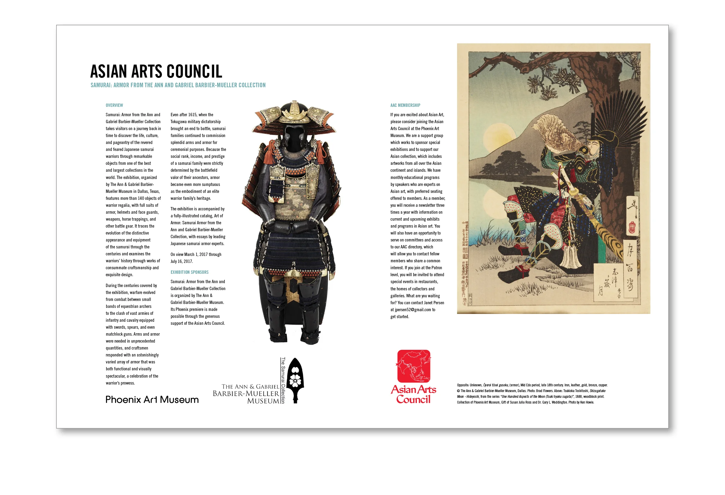 Art Museum Publication Spread