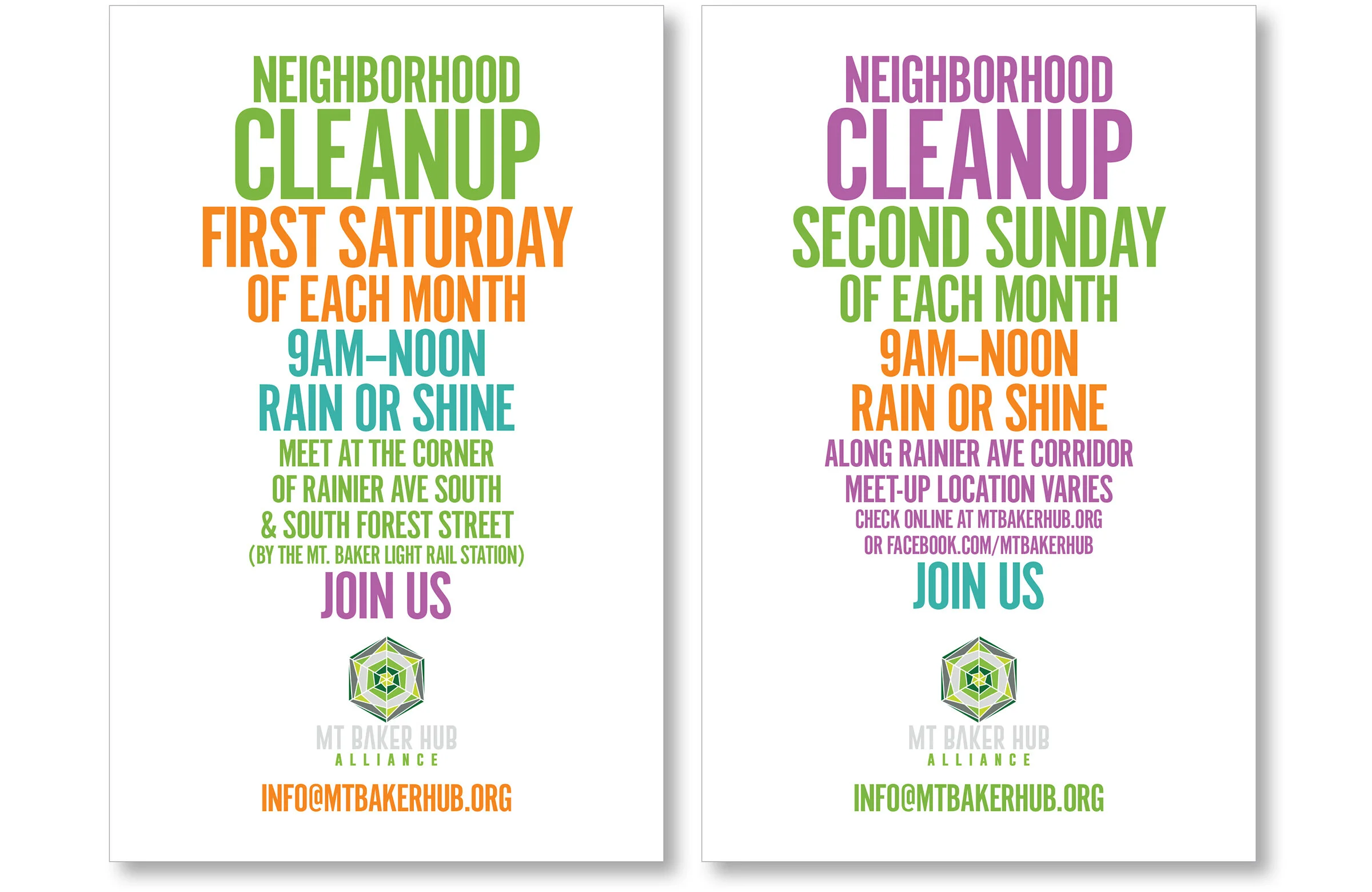  Community engagement posters 